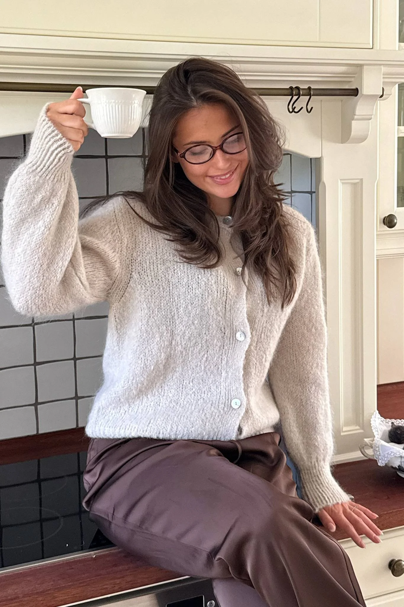 IdaIC Cardigan - Beige