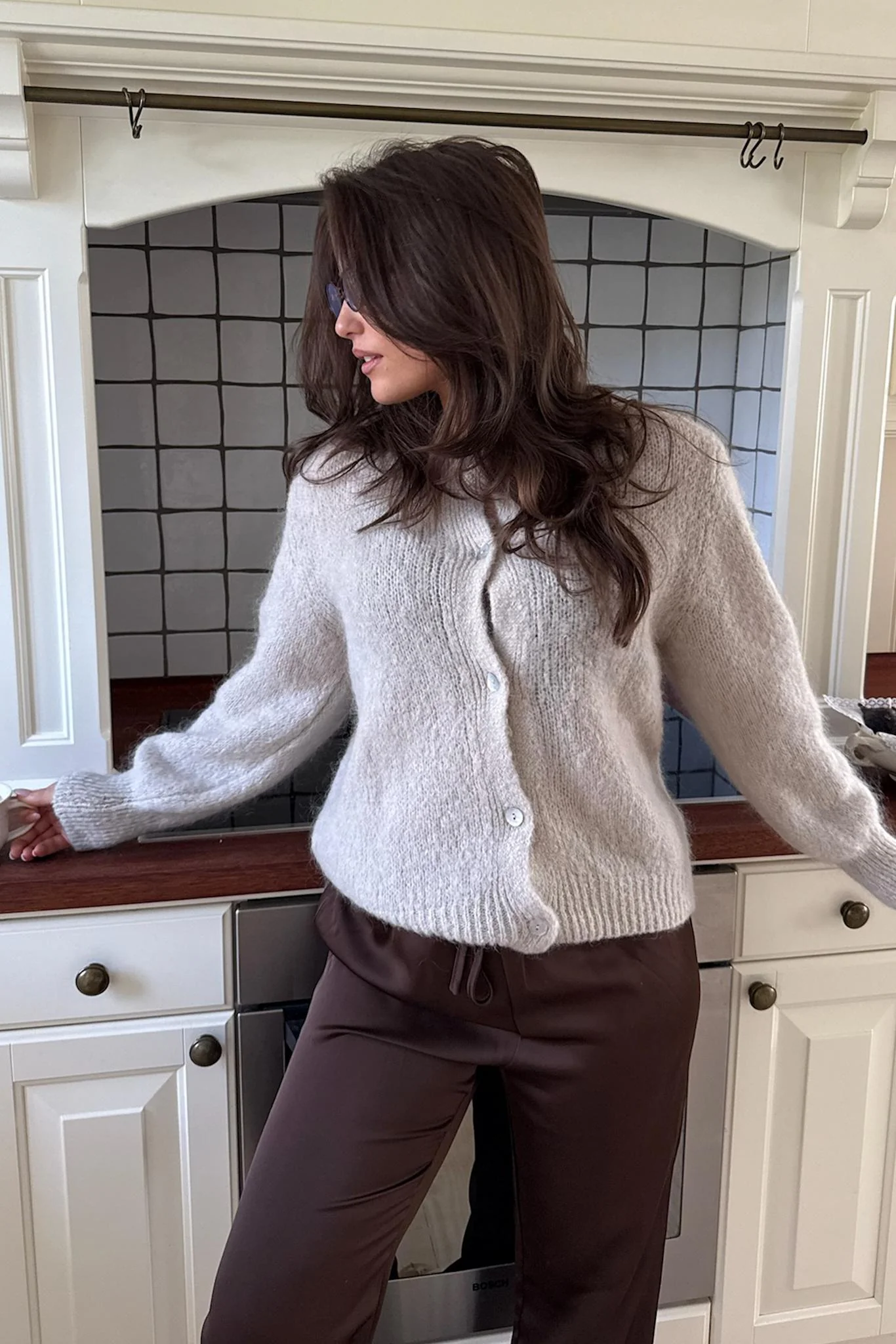 IdaIC Cardigan - Beige - Image 5