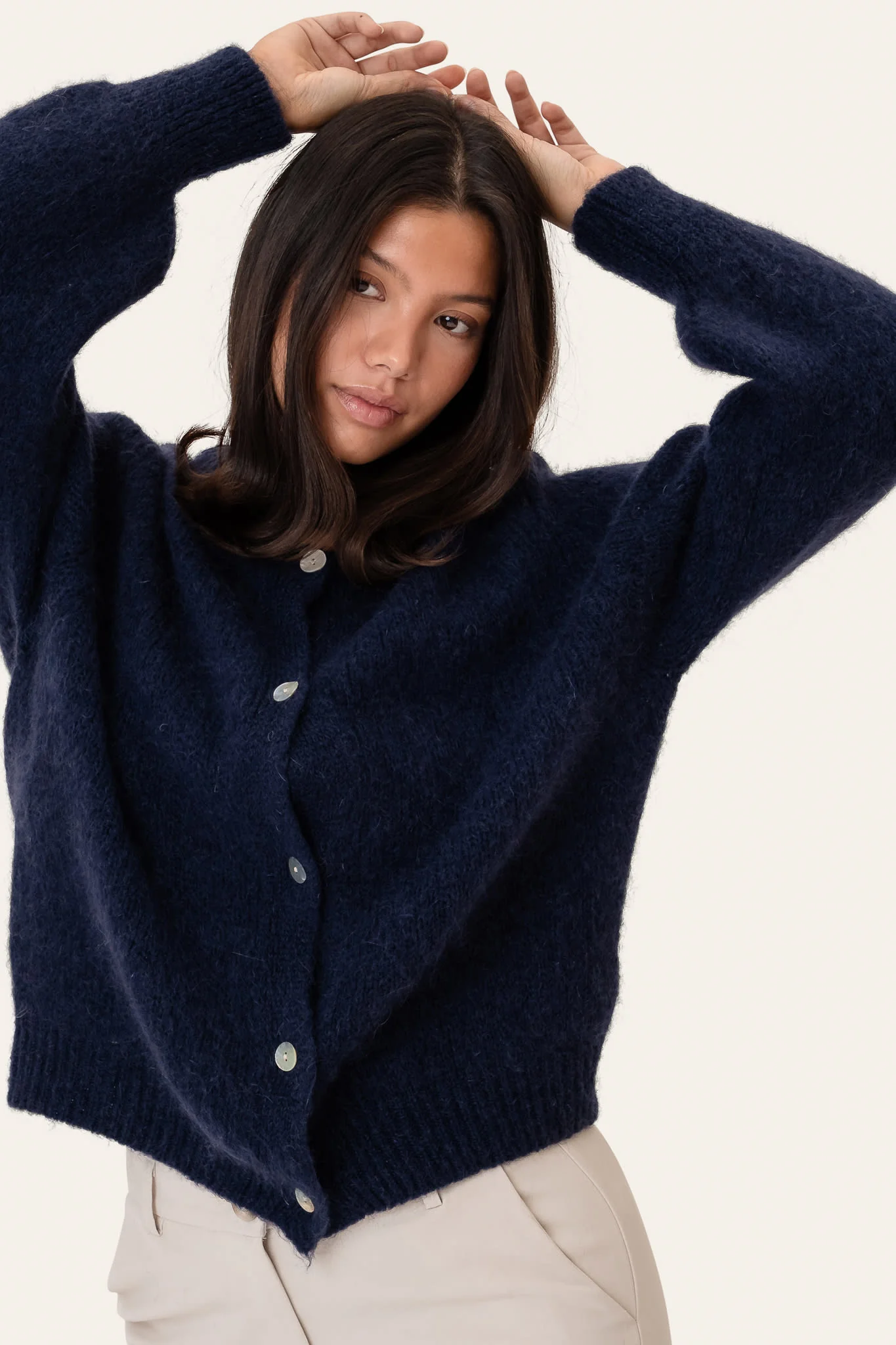 IdaIC Cardigan - Navy