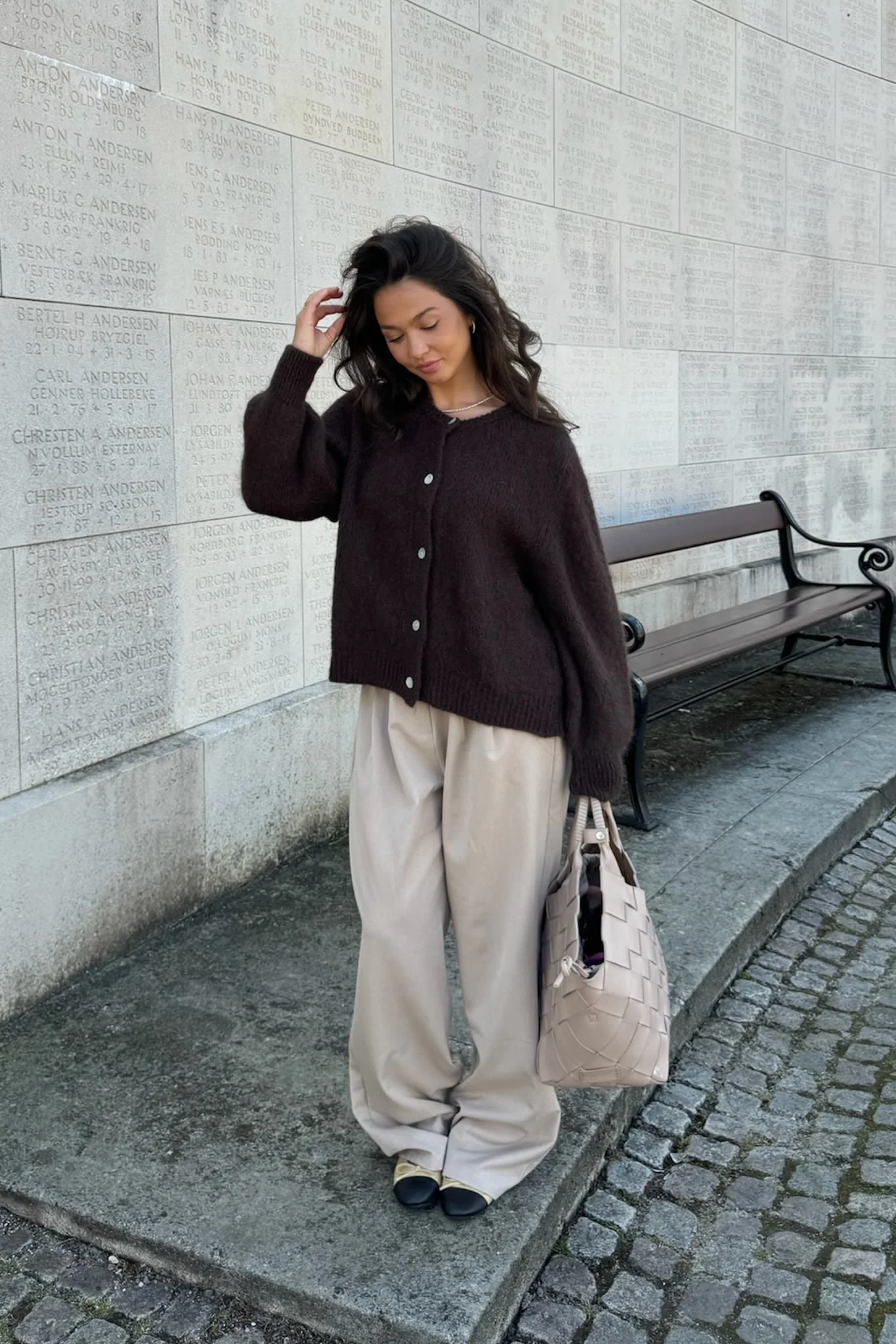IdaIC Cardigan - Dark Brown - Image 2
