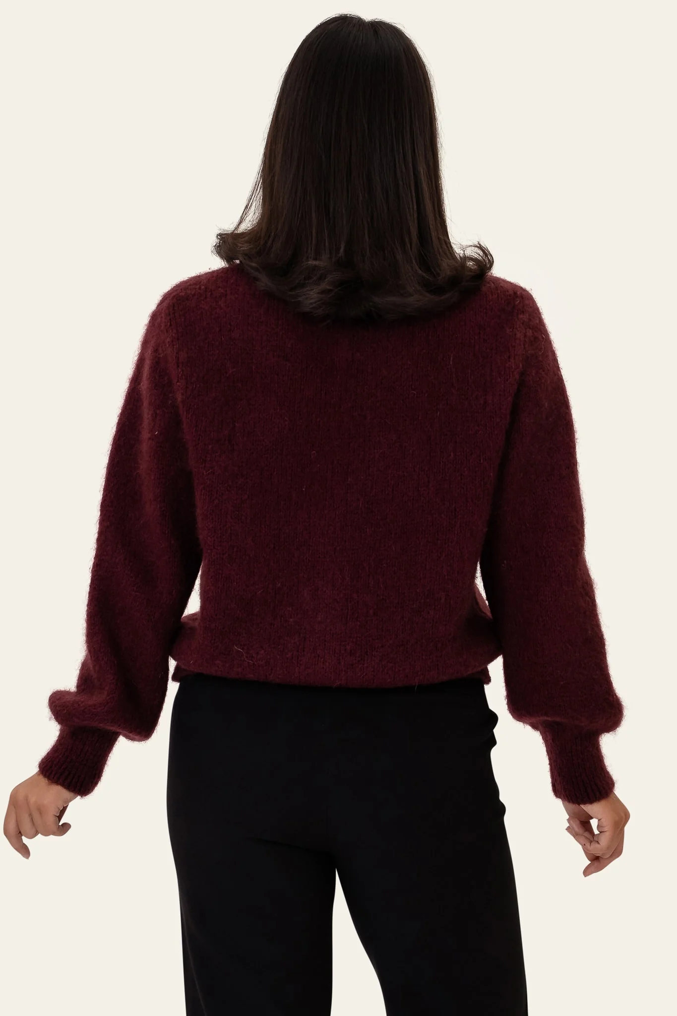 IdaIC Cardigan - Bordeaux - Image 3