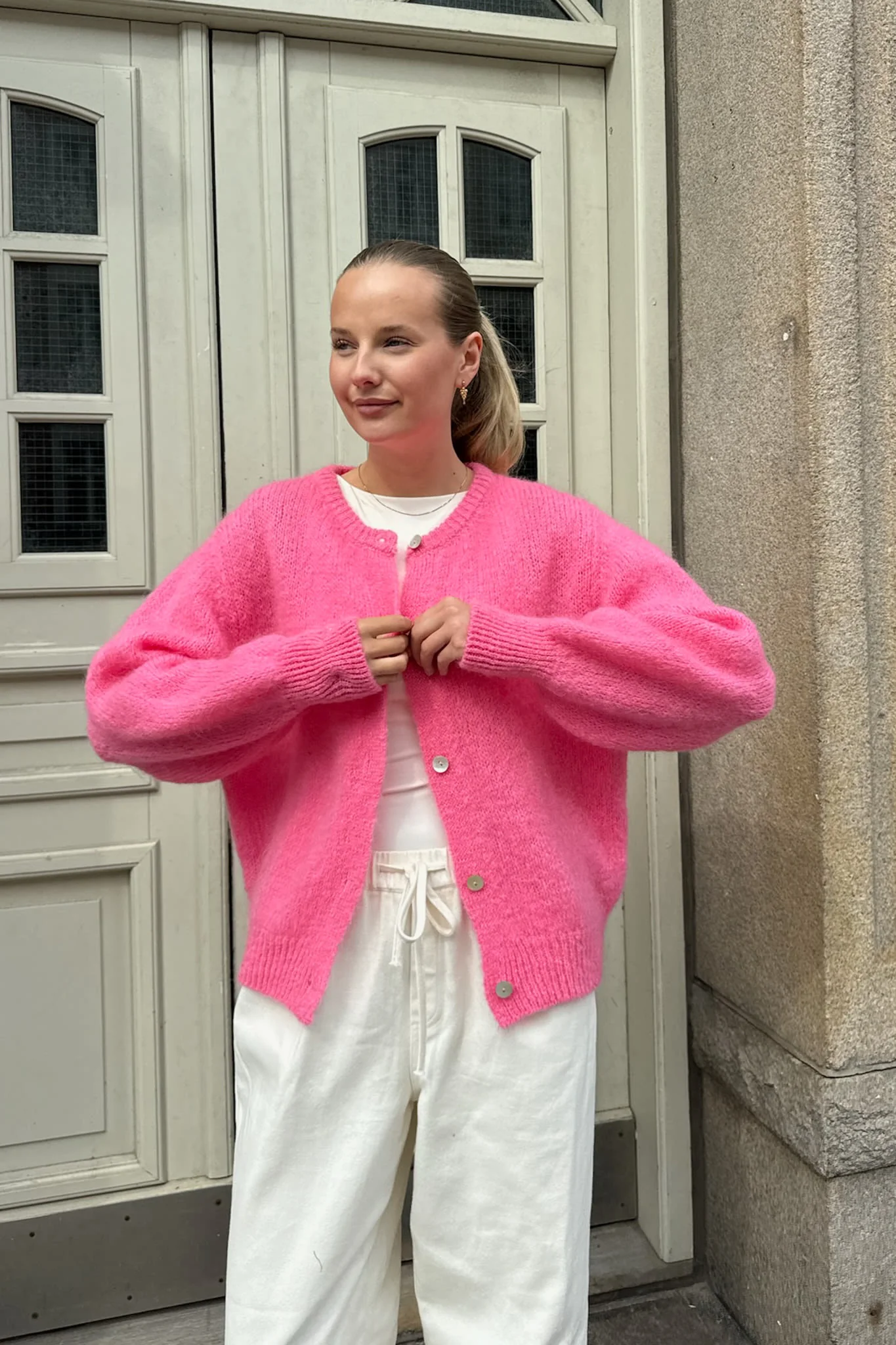 IdaIC Cardigan - Pink - Image 6