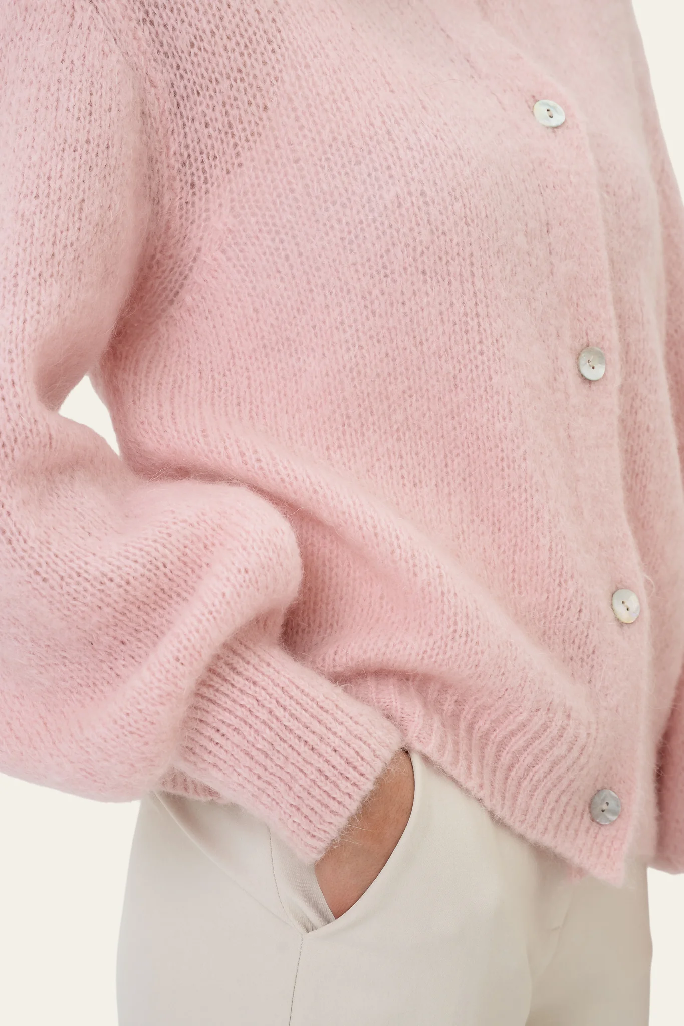 IdaIC Cardigan - Light Pink - Image 4