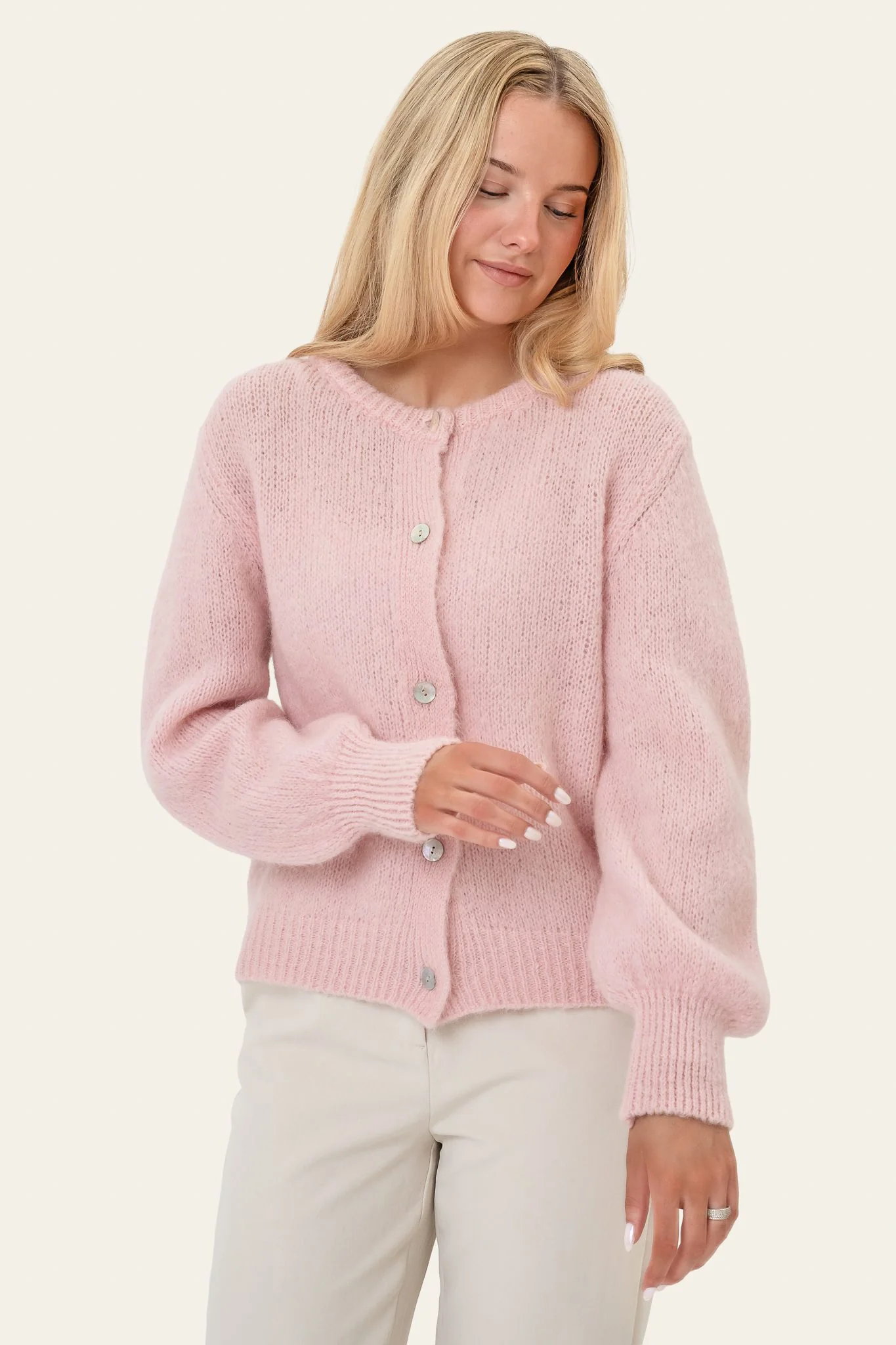 IdaIC Cardigan - Light Pink - Image 5