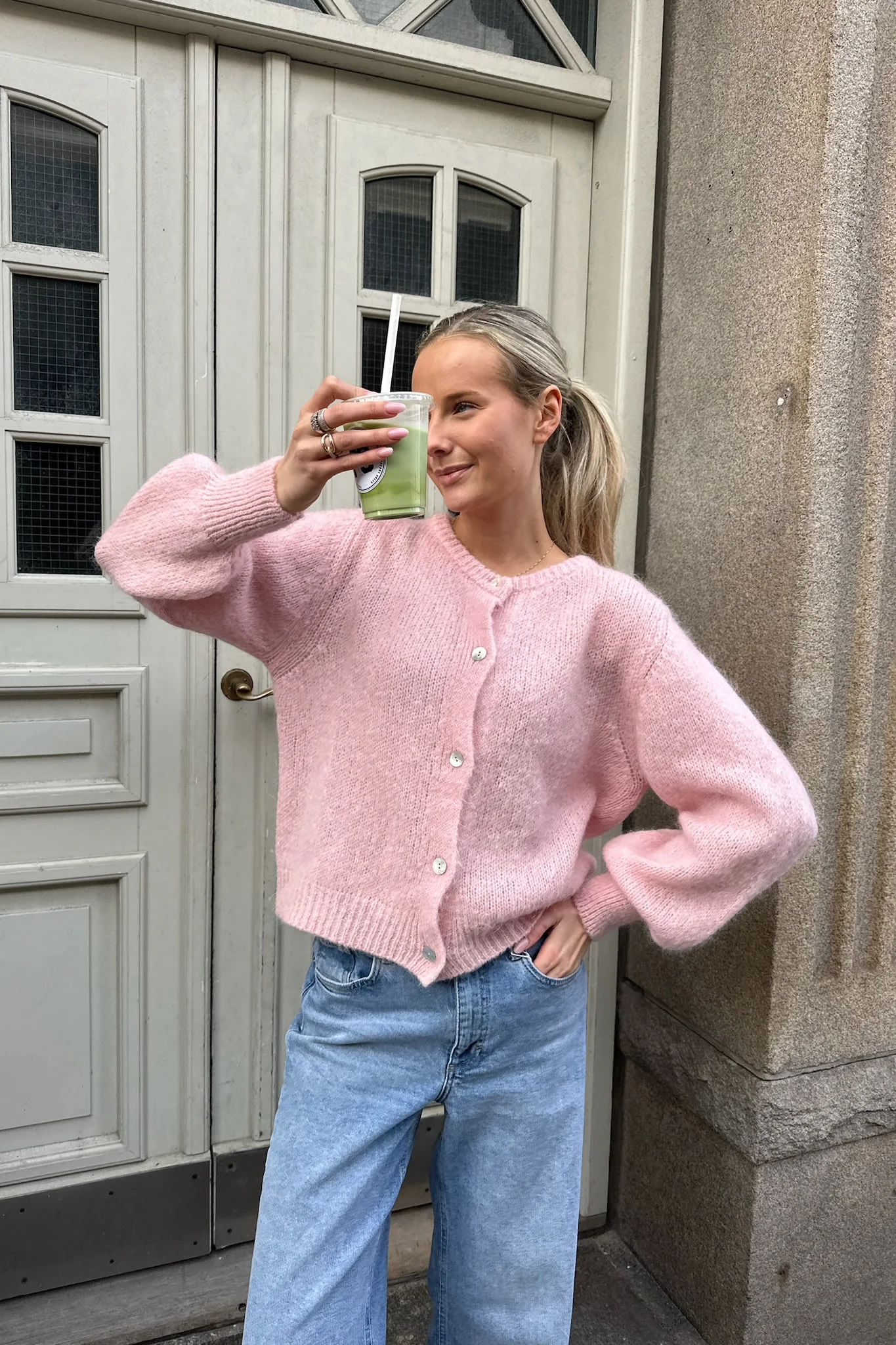 IdaIC Cardigan - Light Pink - Image 9