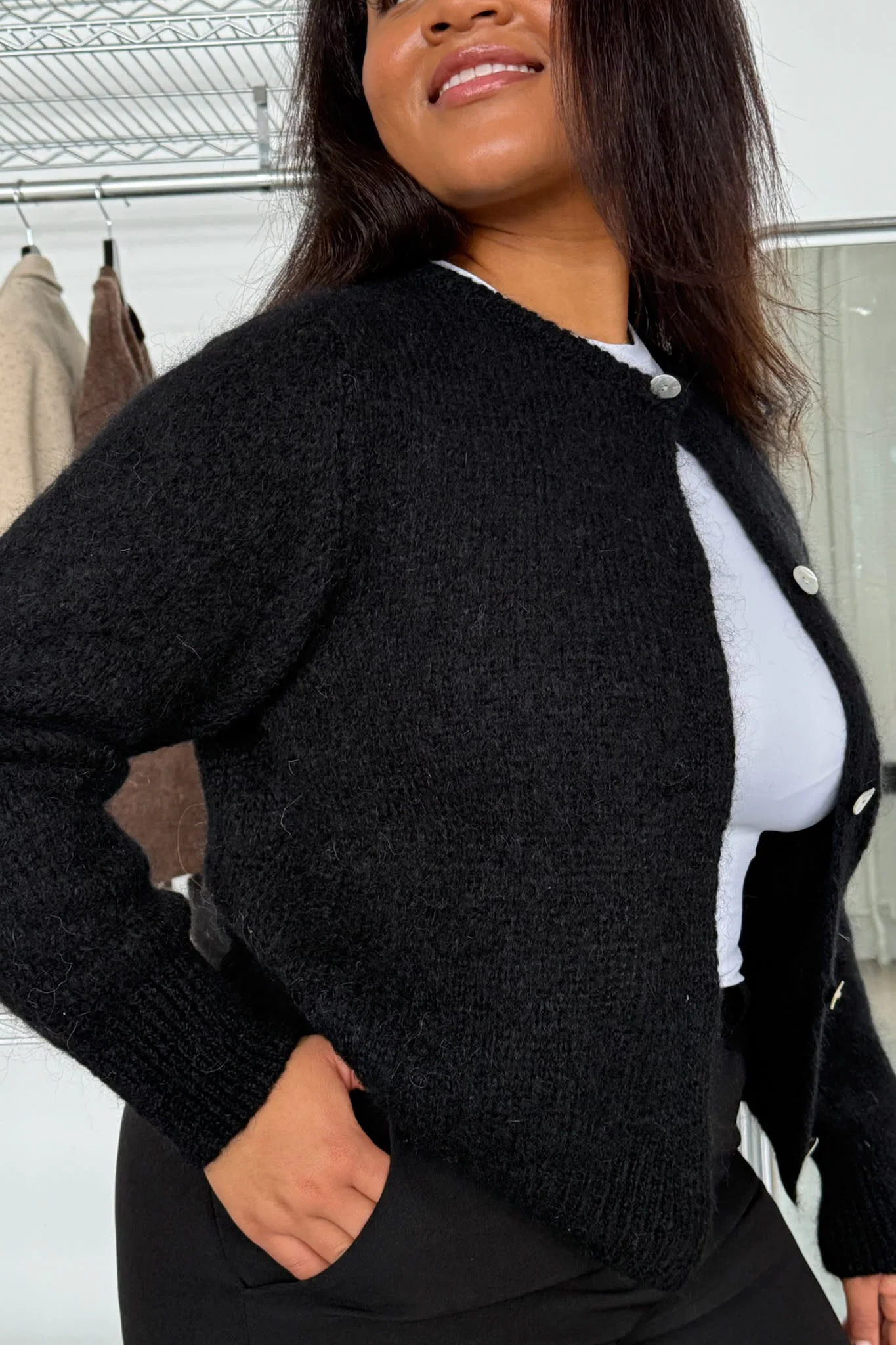 IdaIC Cardigan - Black - Image 8