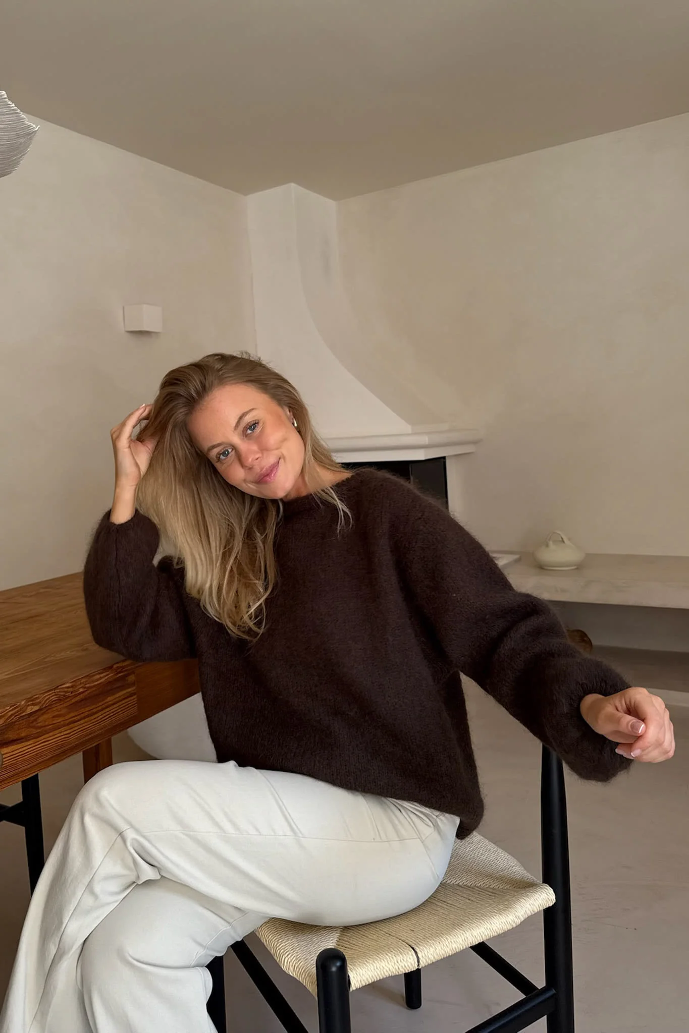 IdaIC Pullover - Dark Brown - Image 10