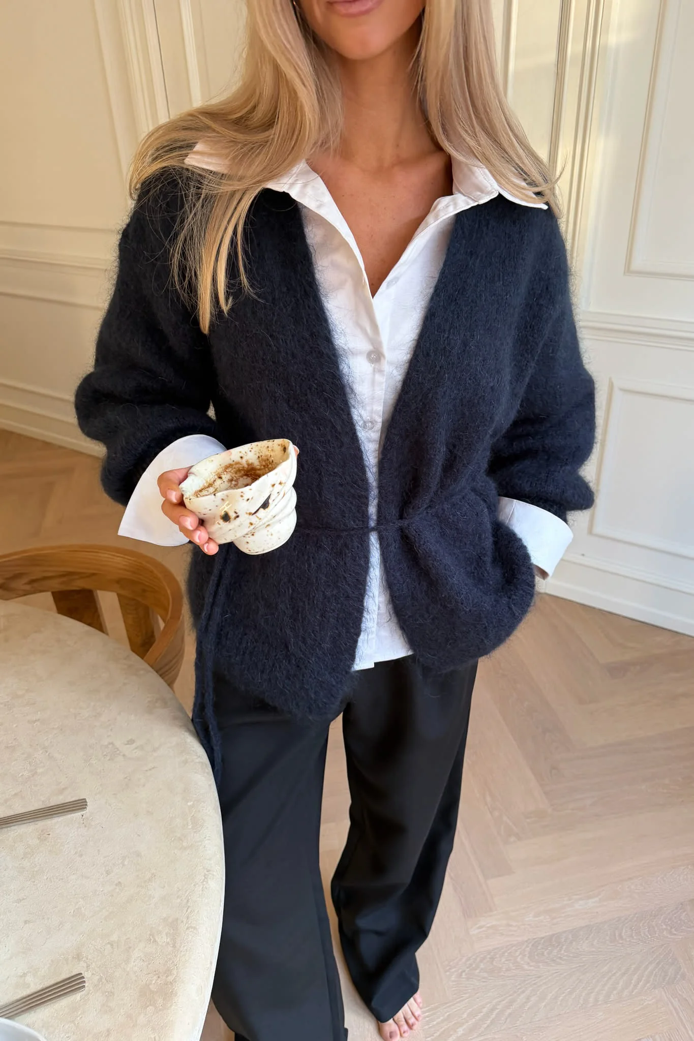 IdaIC Wrap Cardigan - Navy - Image 7