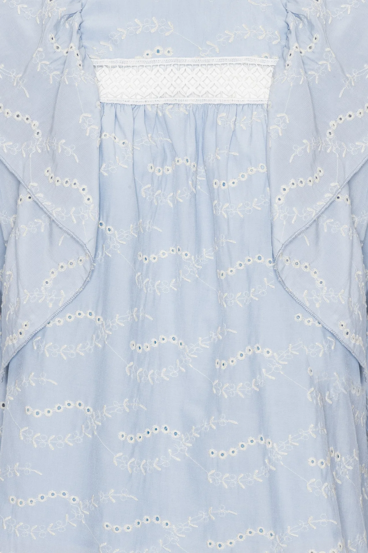 IngridIC Shirt - Blue White Embroidery - Image 12