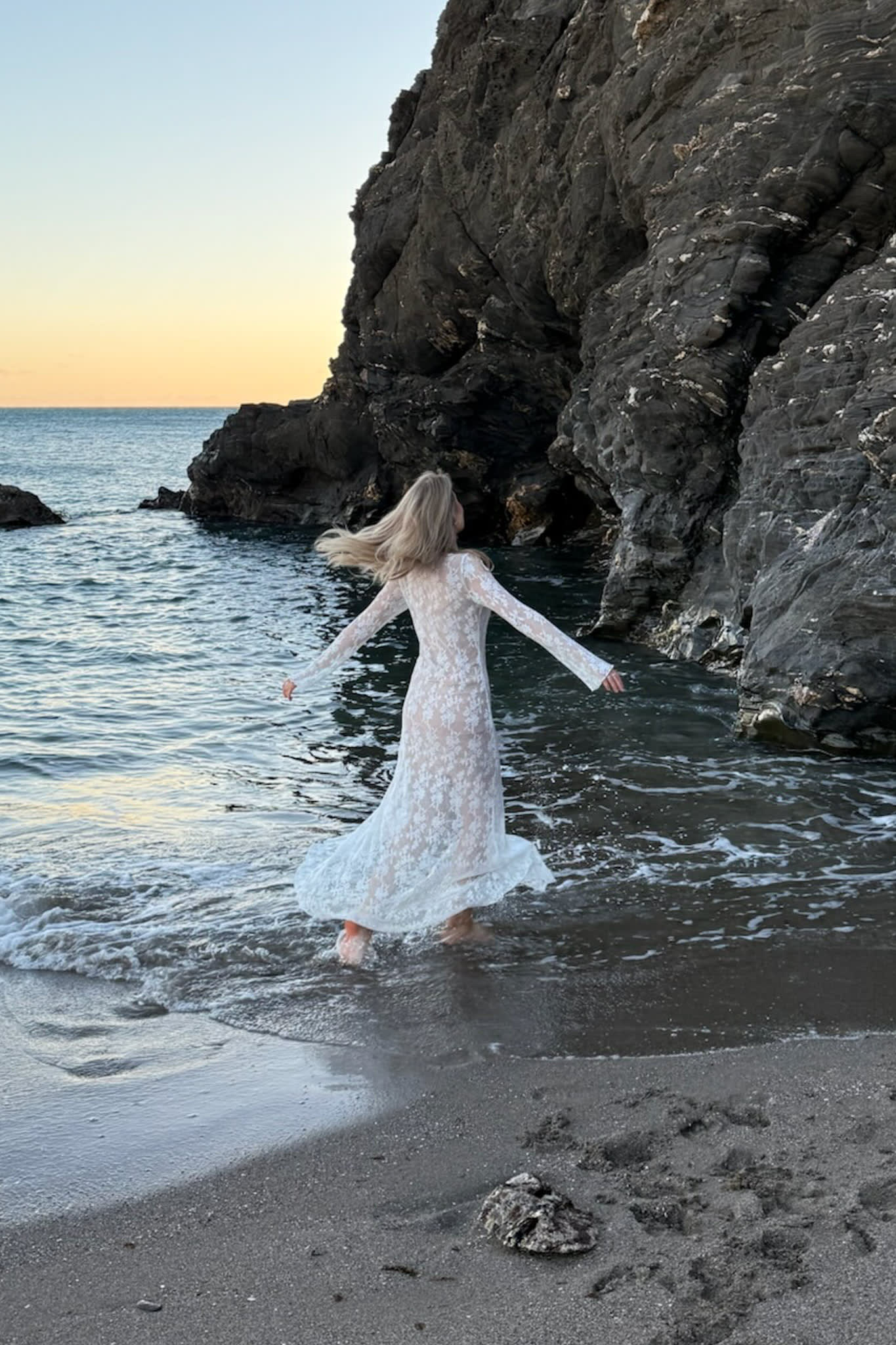 IvyIC Long Dress - White Lace - Image 7
