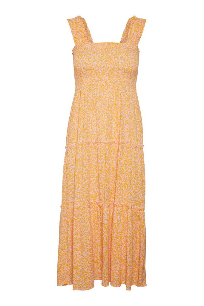 VMJenny SL Smock Calf Dress - Parfait Pink - Image 4