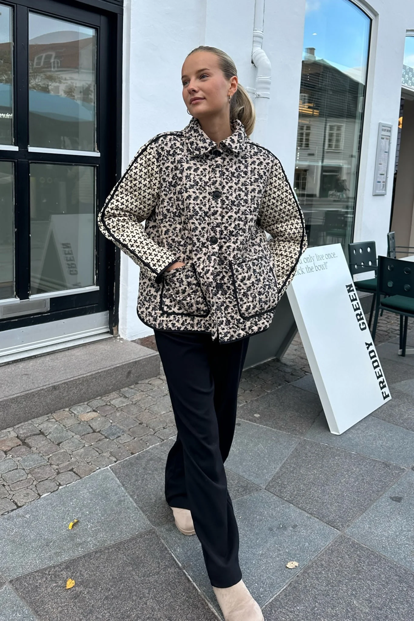 JosieIC Quilted Jacket - Multi Dark Print