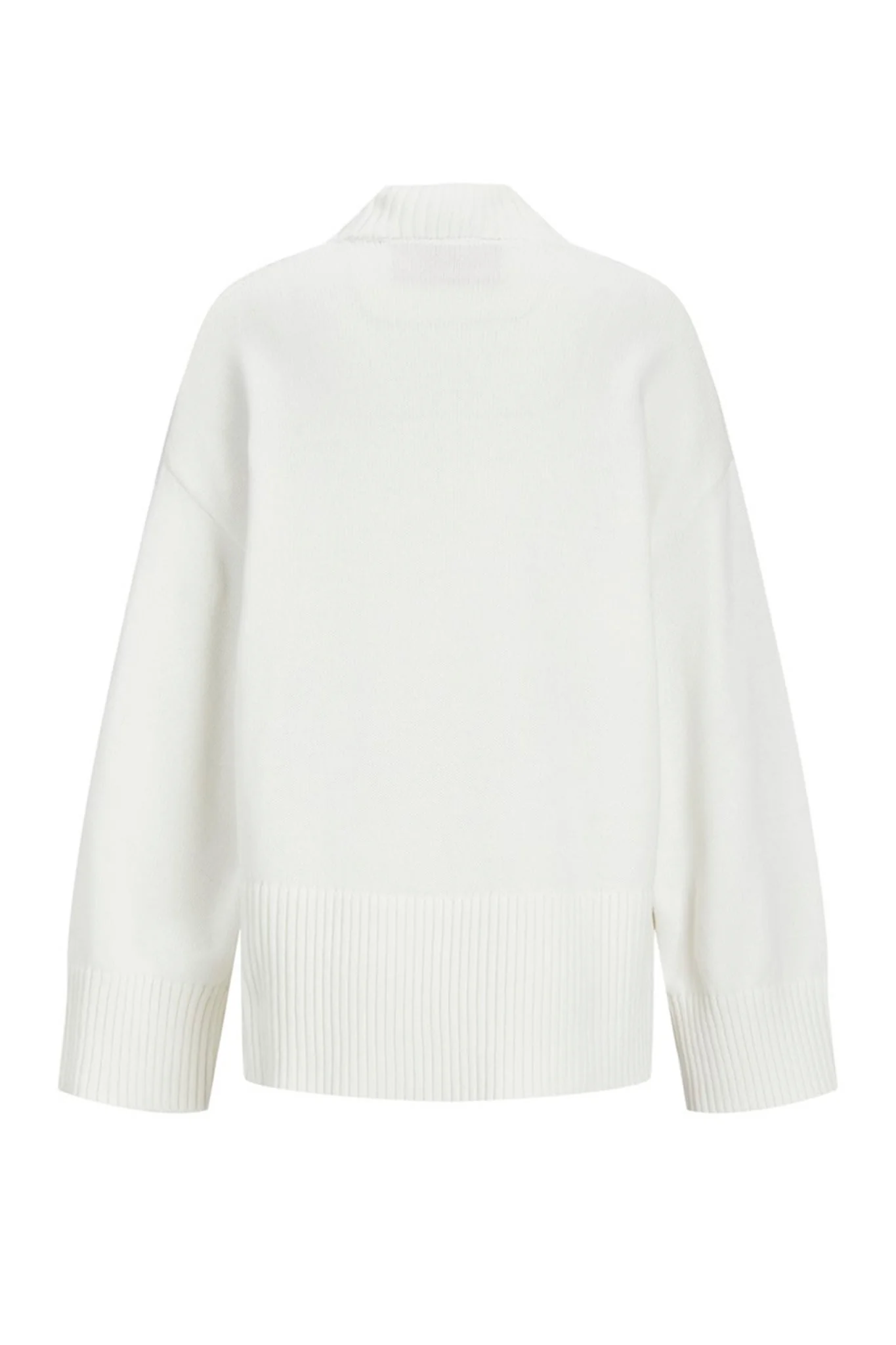 JXSiana Twist High Neck Knit - Snow White - Image 7