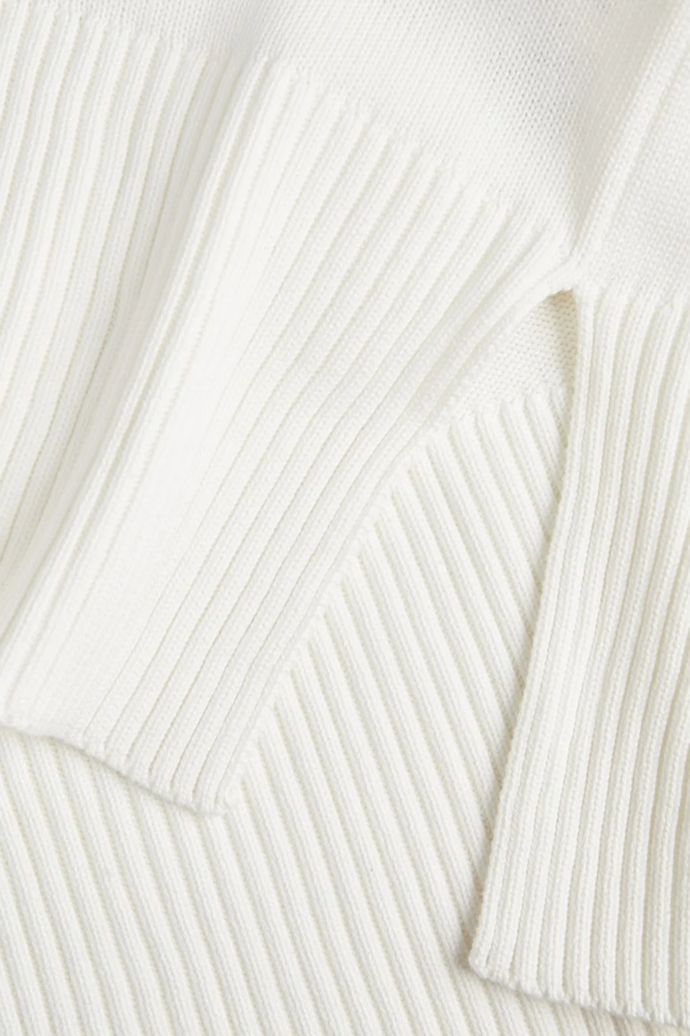 JXSiana Twist High Neck Knit - Snow White - Image 8