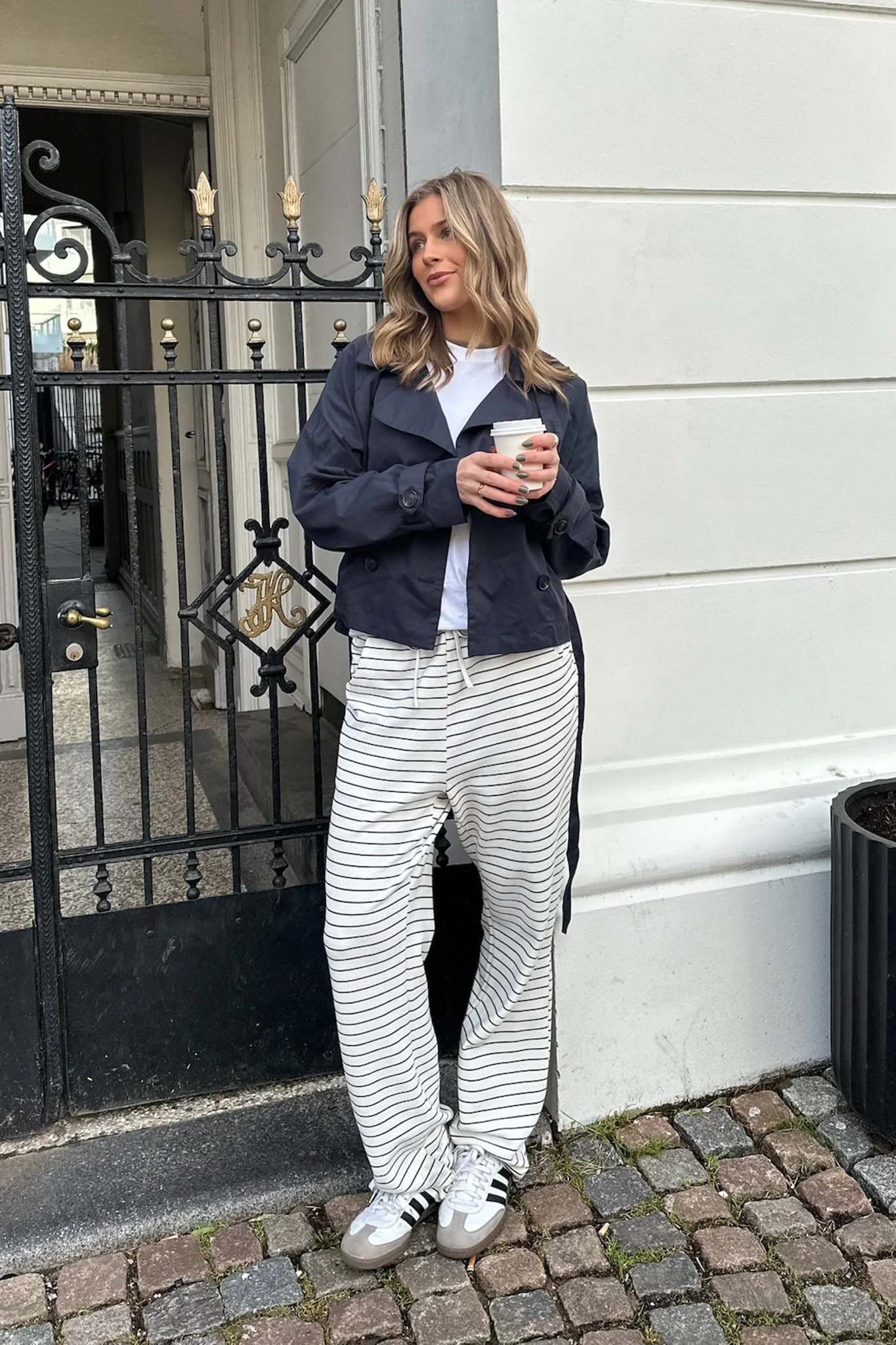 KayaIC Pants - White Black Stripes - Image 8