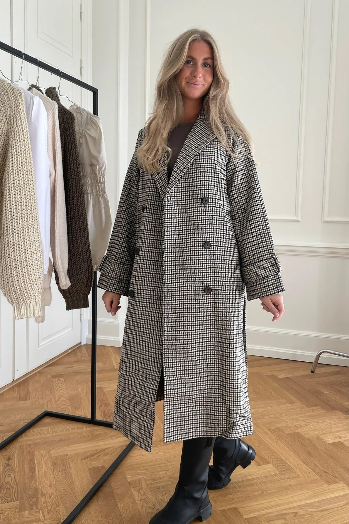 OBJKeily LS Coat - Sepia - Image 5