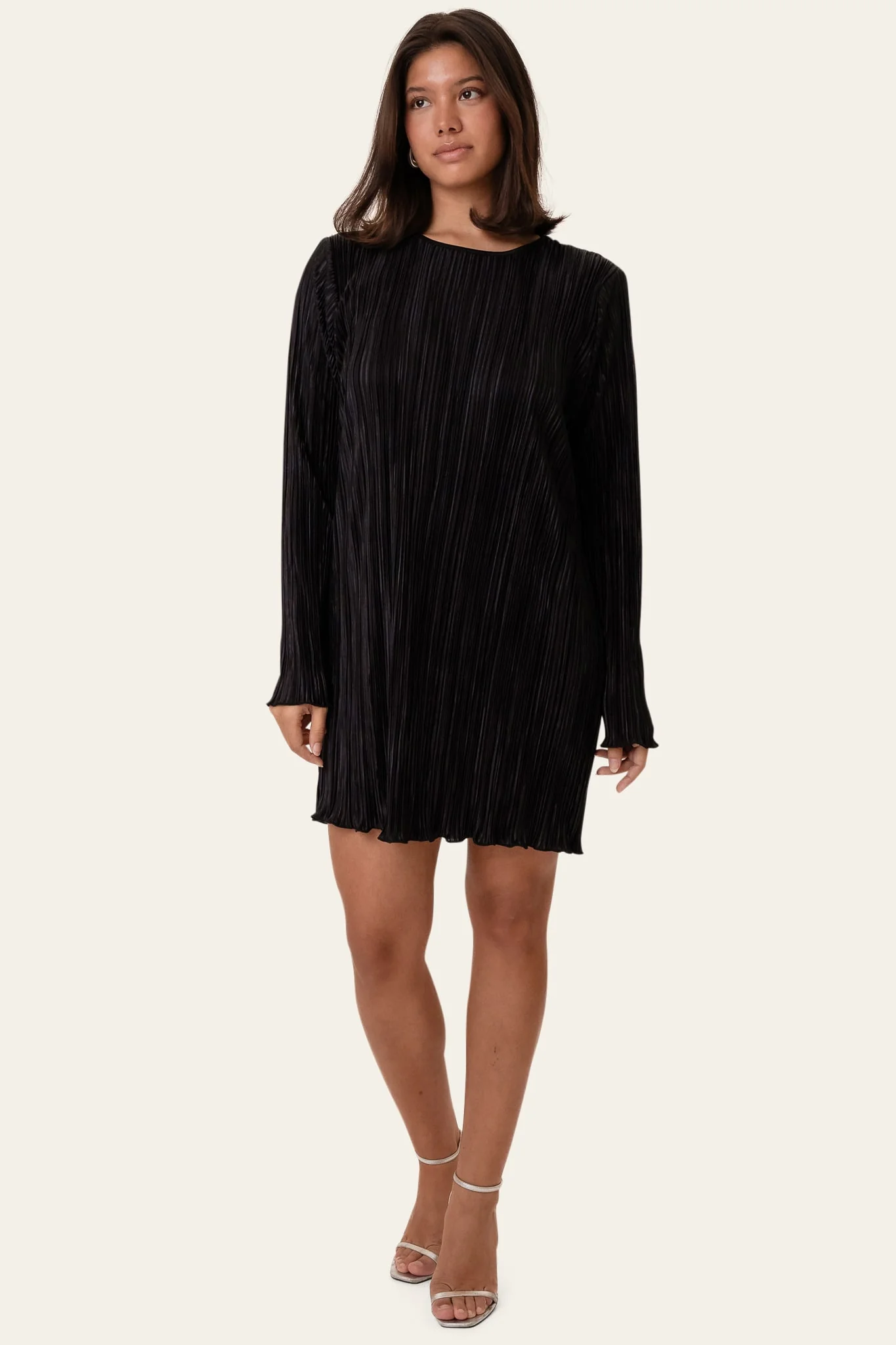 KellyIC Plissé Dress - Black