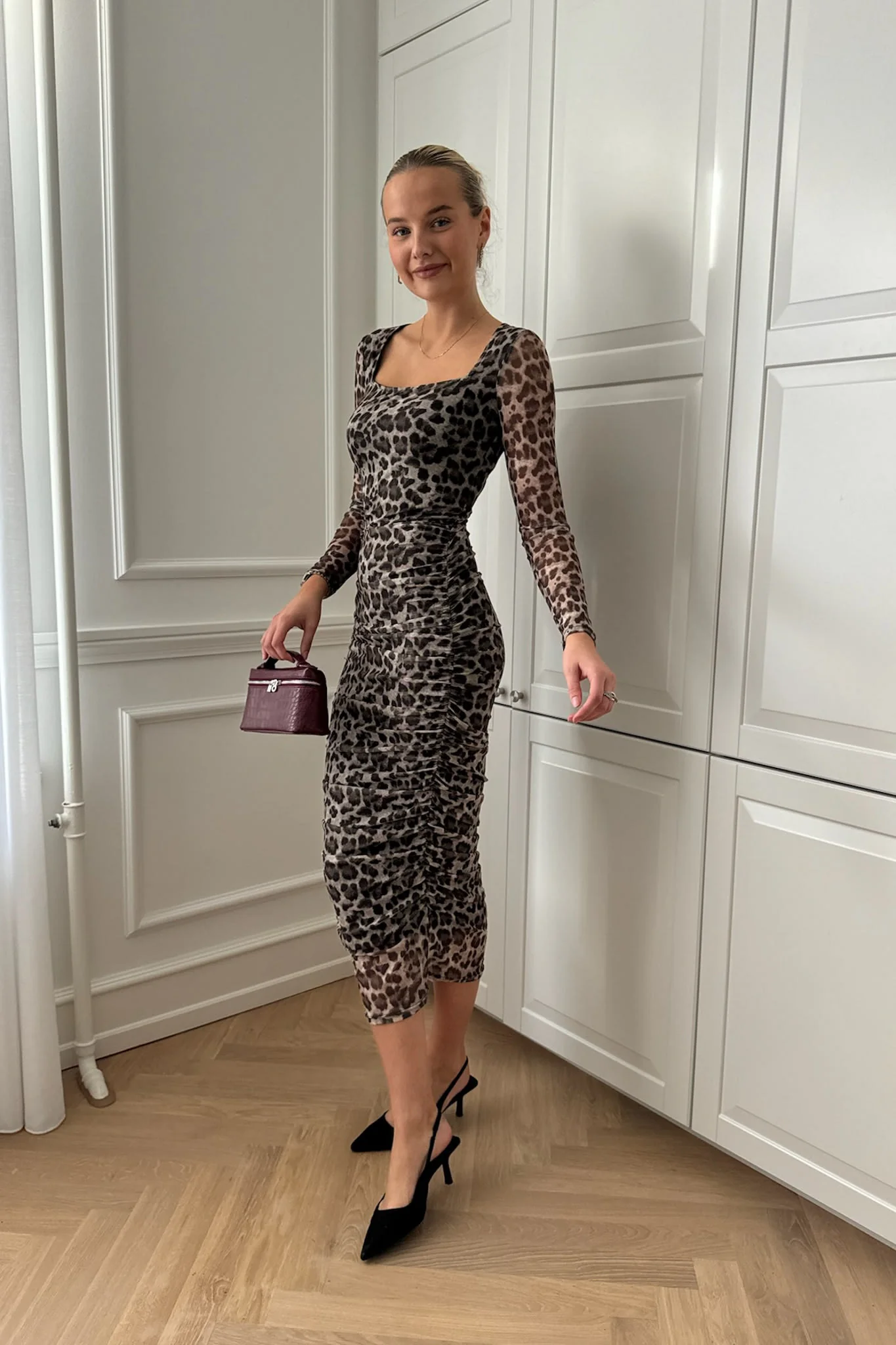 KiraIC Mesh Dress - Leo Print - Image 6
