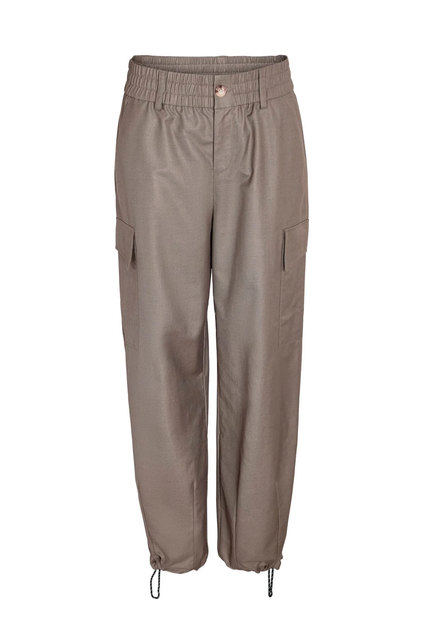 NMLarrie HW Cargo Pants - Rubber - Image 6