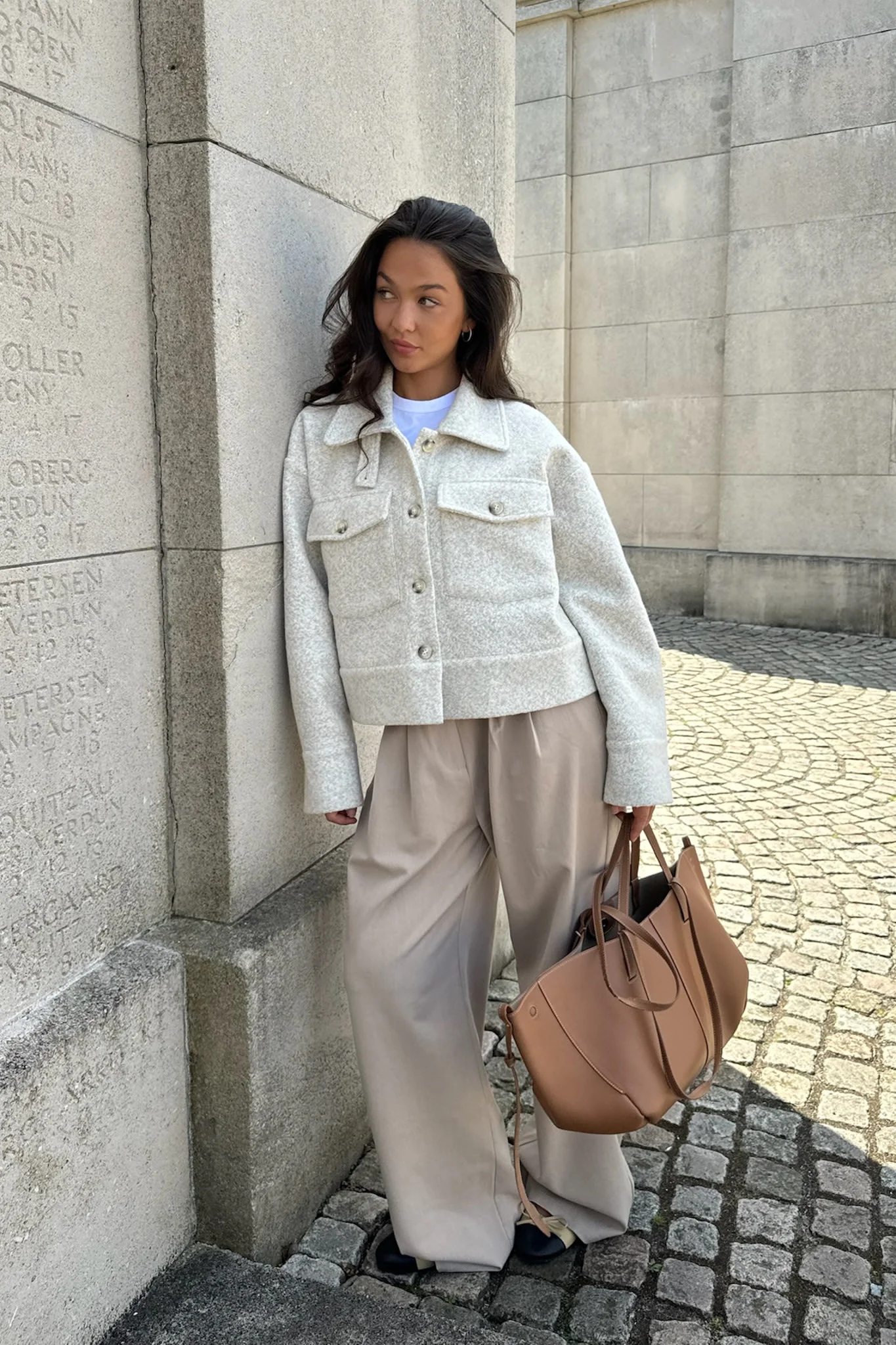 LauraIC Jacket - Sand Melange - Image 10