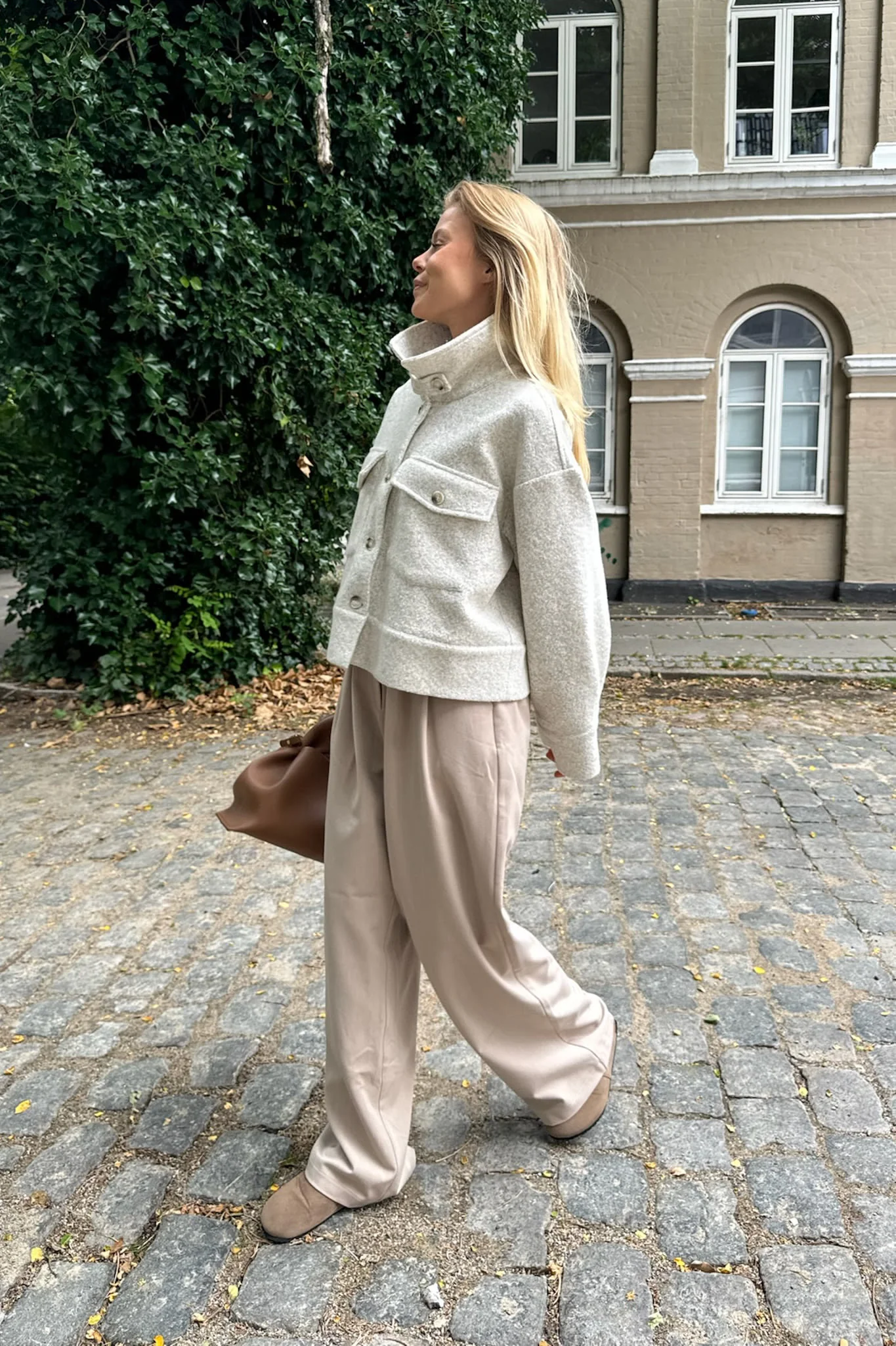 LauraIC Jacket - Sand Melange - Image 3
