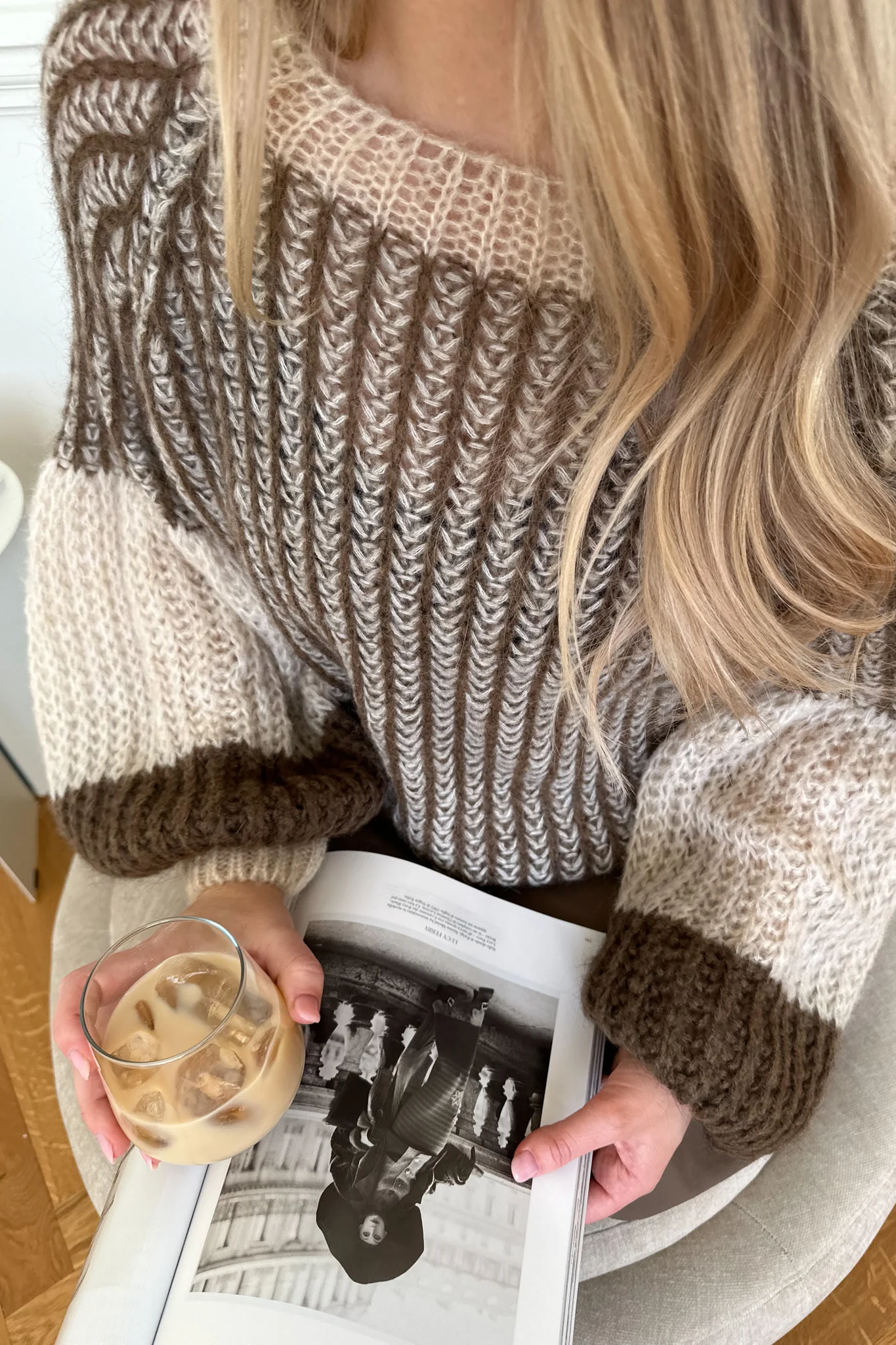 Noella Liana Knit Sweater - Beige Brown