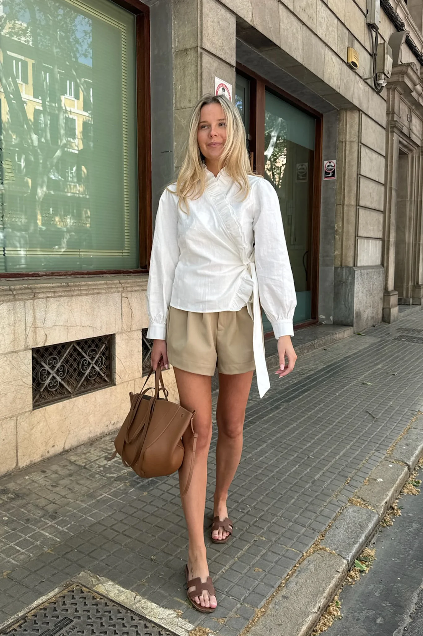 LisaIC Wrap Shirt - White - Image 10