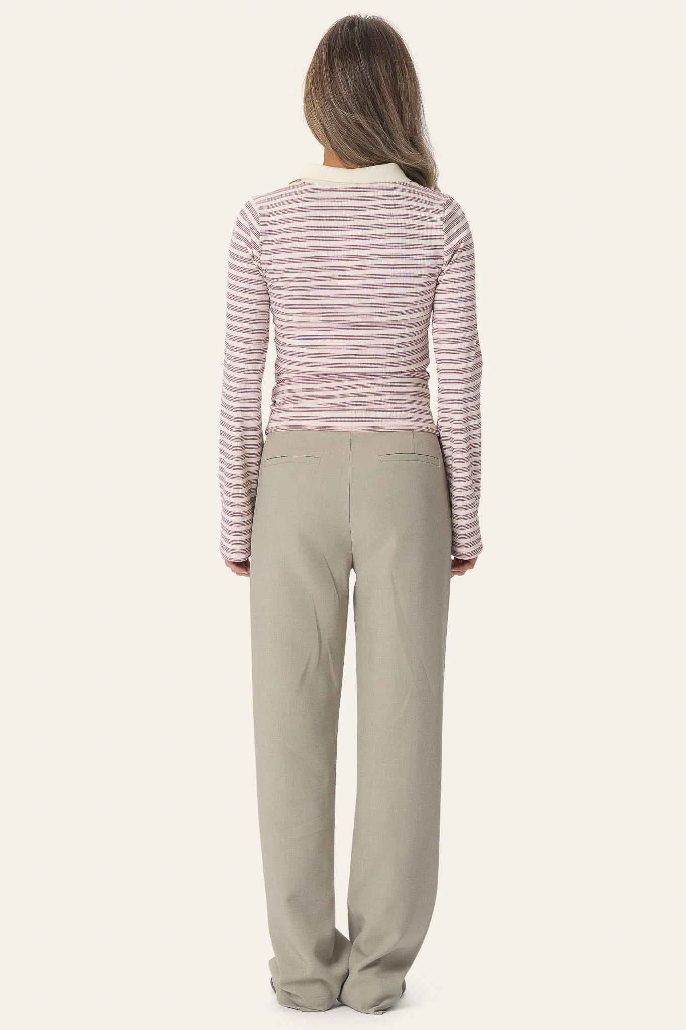 LivaIC Polo - Lavender Stripes - Image 4