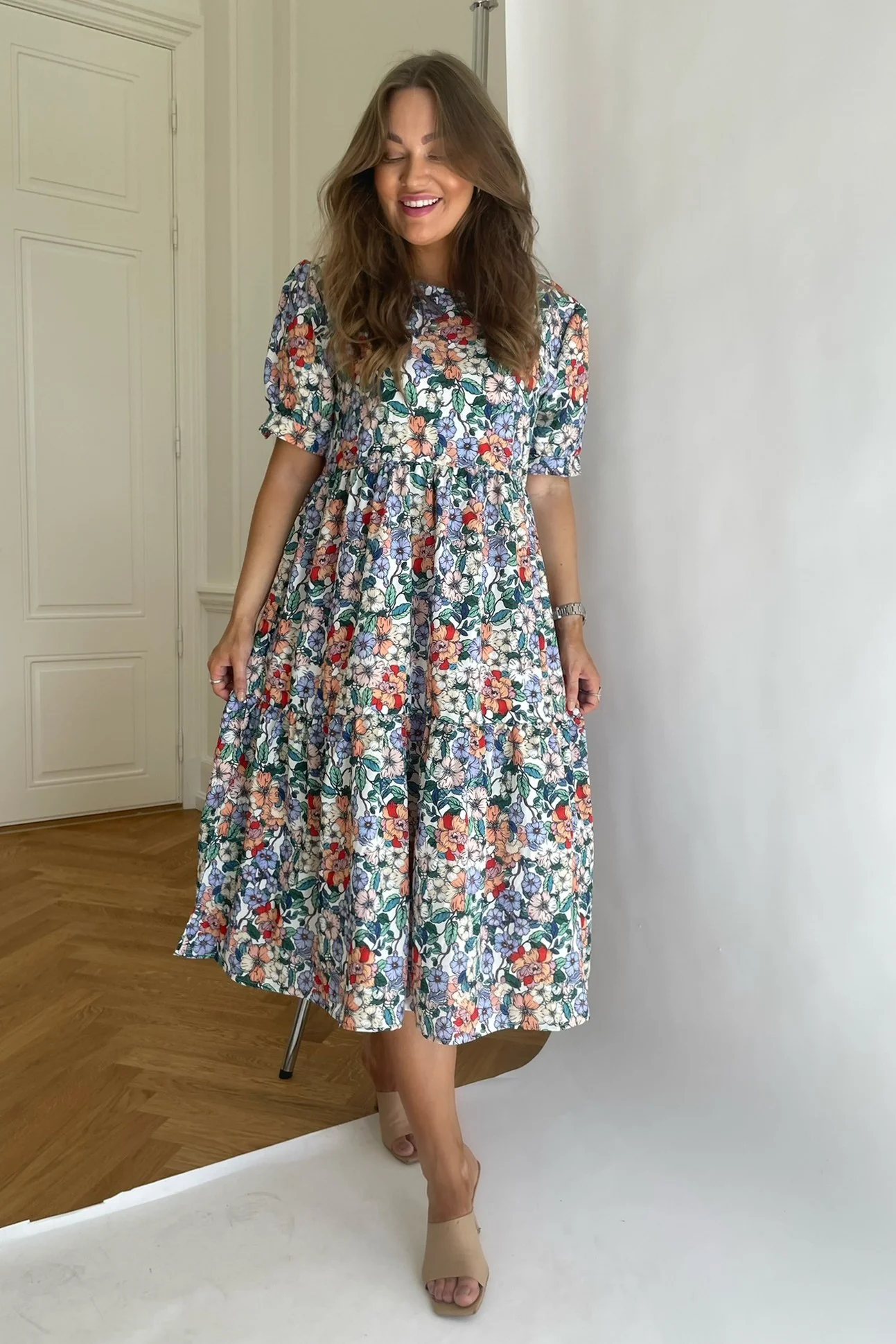 VilmaIC Long Dress - Garden Bloom
