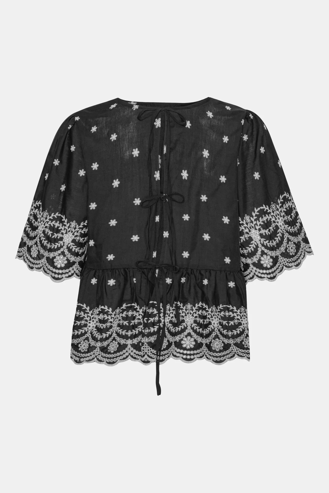 LulaIC Top - Black White Embroidery - Image 6