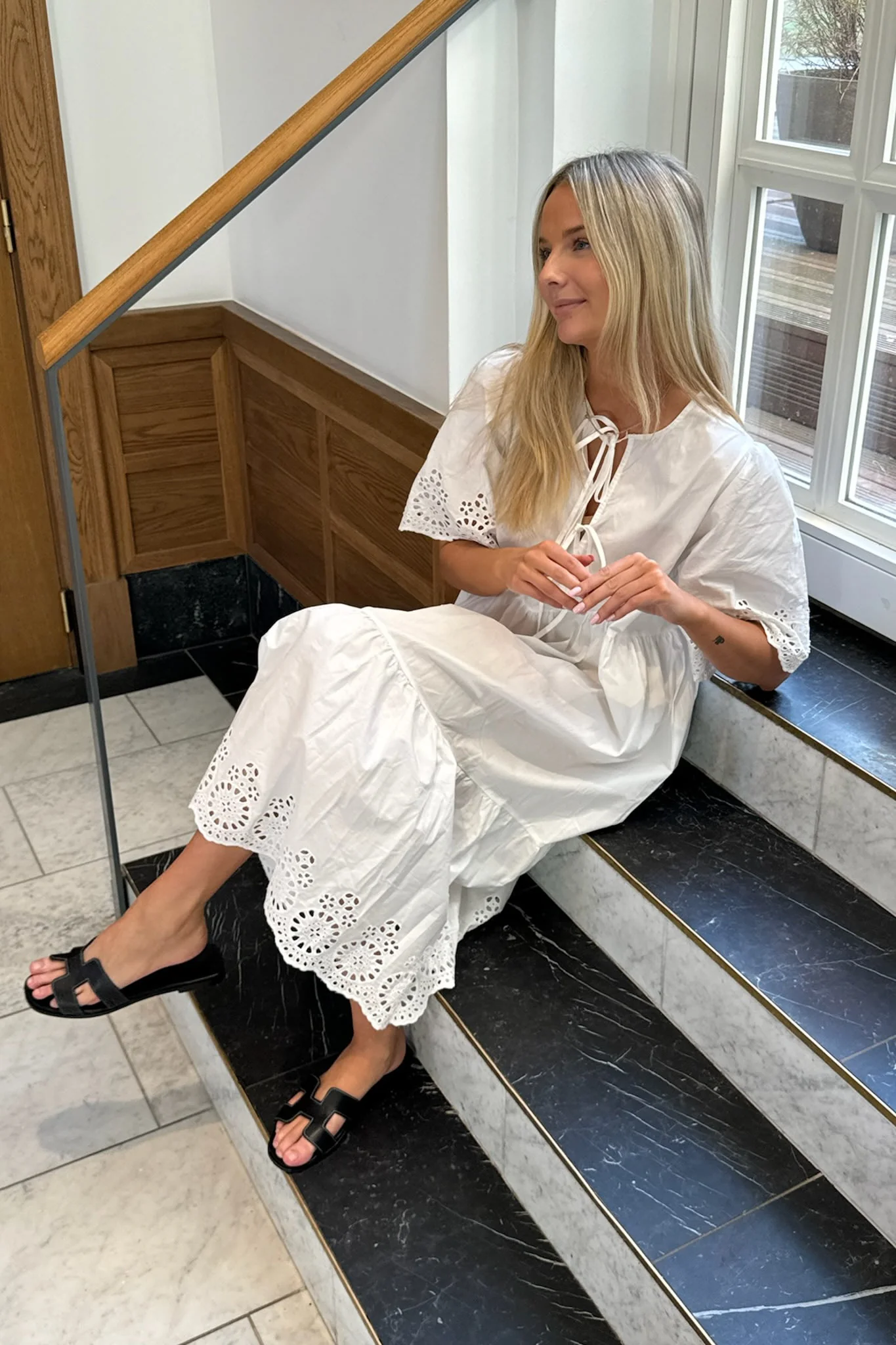 LuluIC Long Dress - White - Image 12