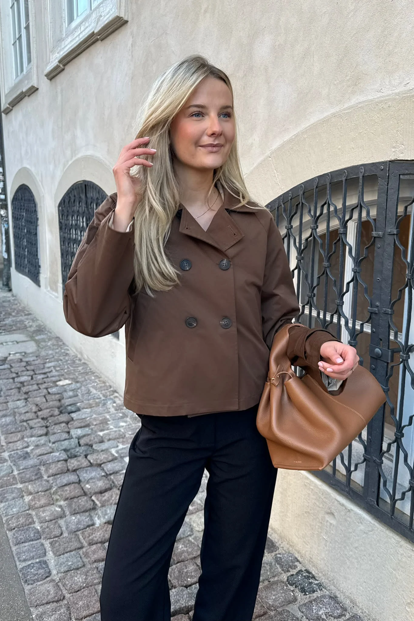 LunaIC Trenchcoat - Dark Brown - Image 2