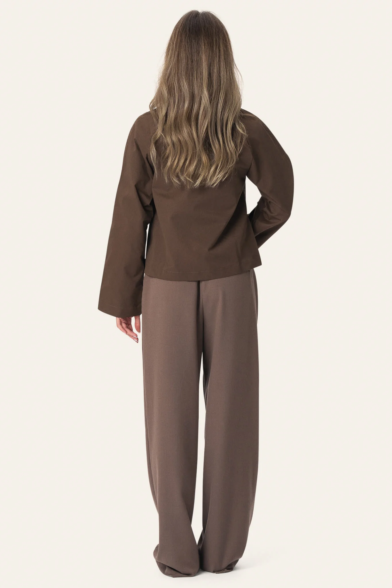 LunaIC Trenchcoat - Dark Brown - Image 4