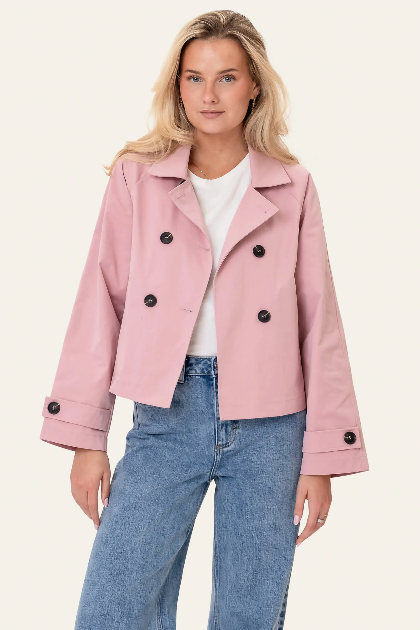 LunaIC Trenchcoat - Light Pink - Image 3