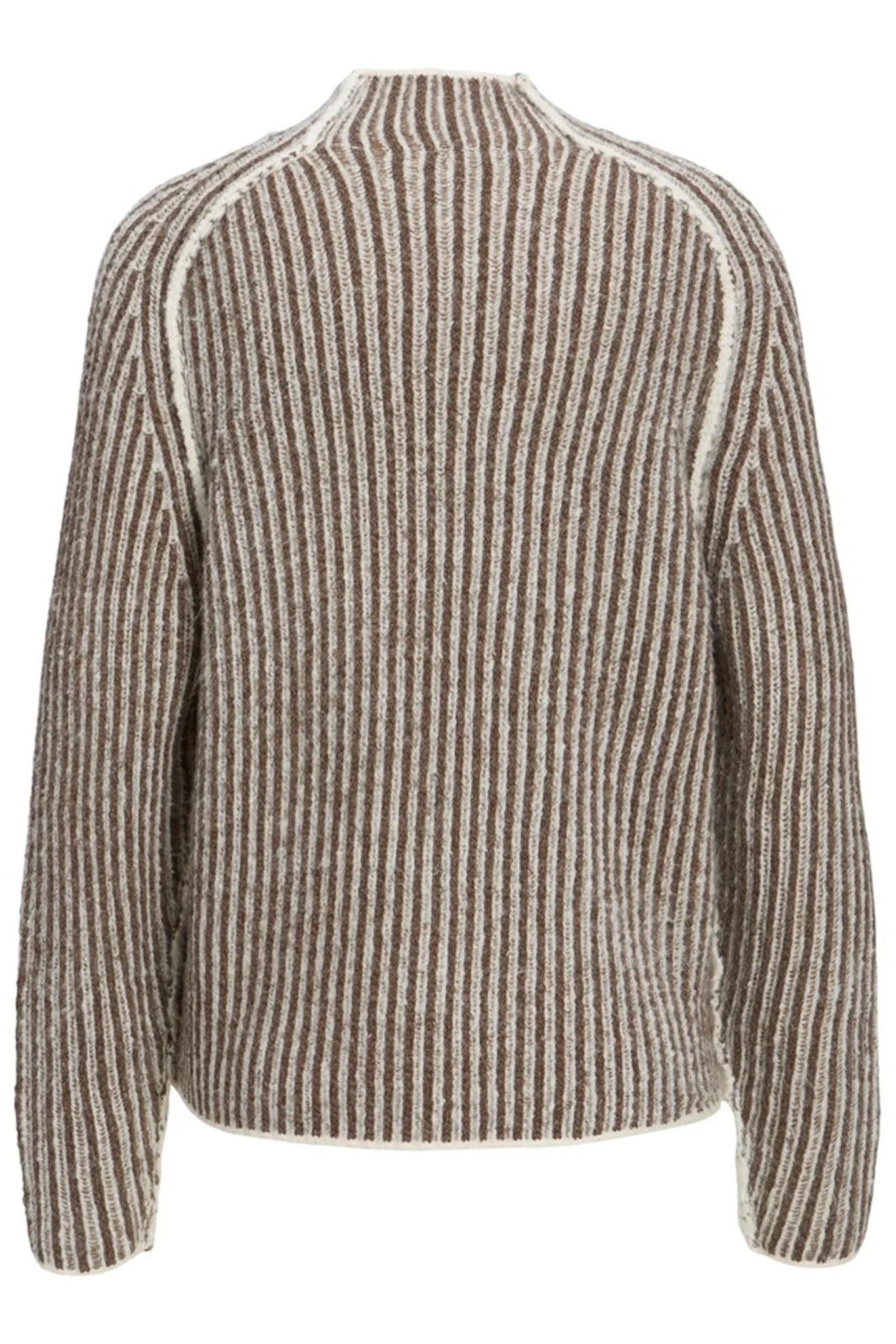 JXMaghna High Neck Knit - Bone White - Image 6