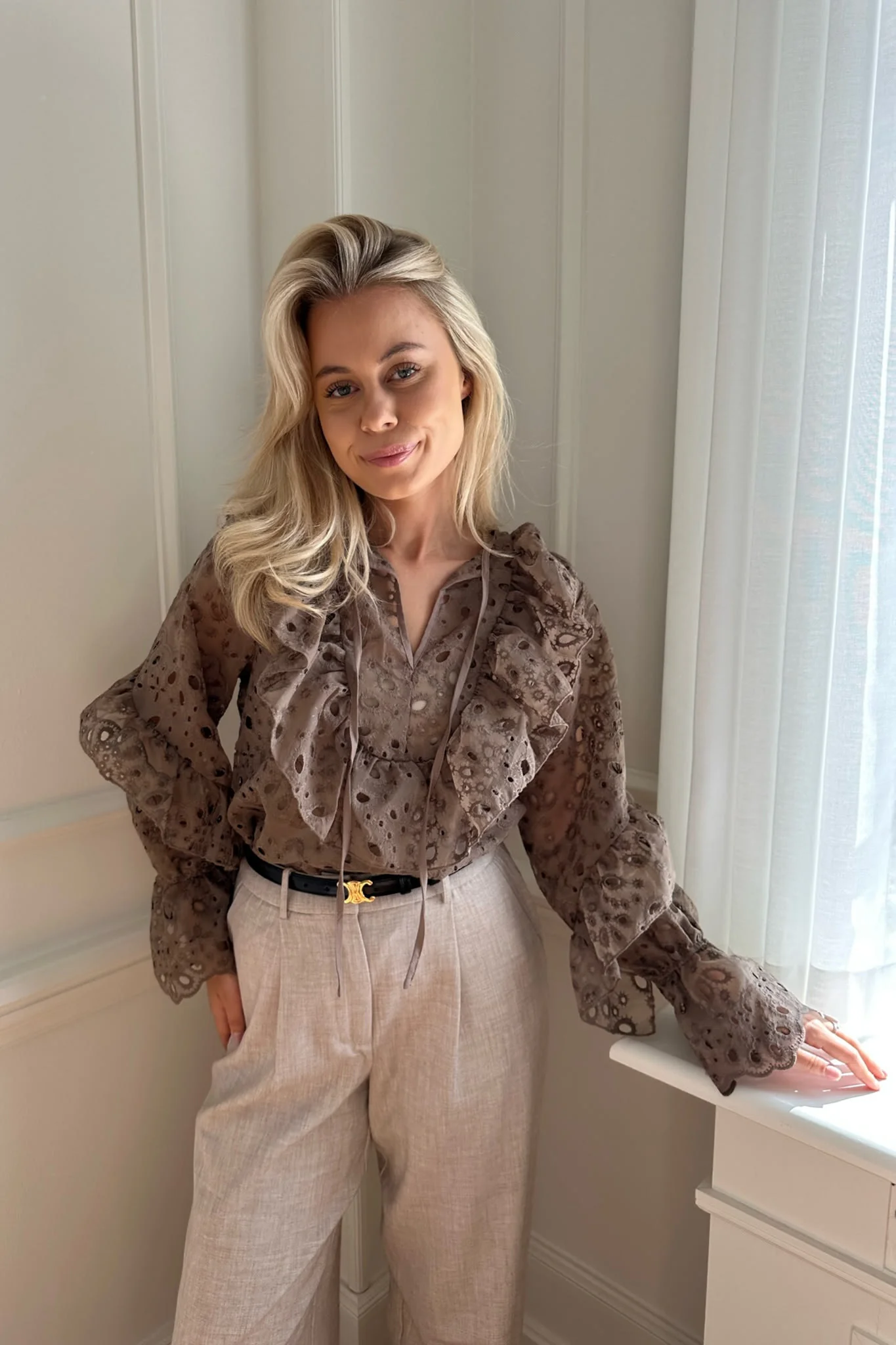 MalouIC Blouse - Mocca - Image 2