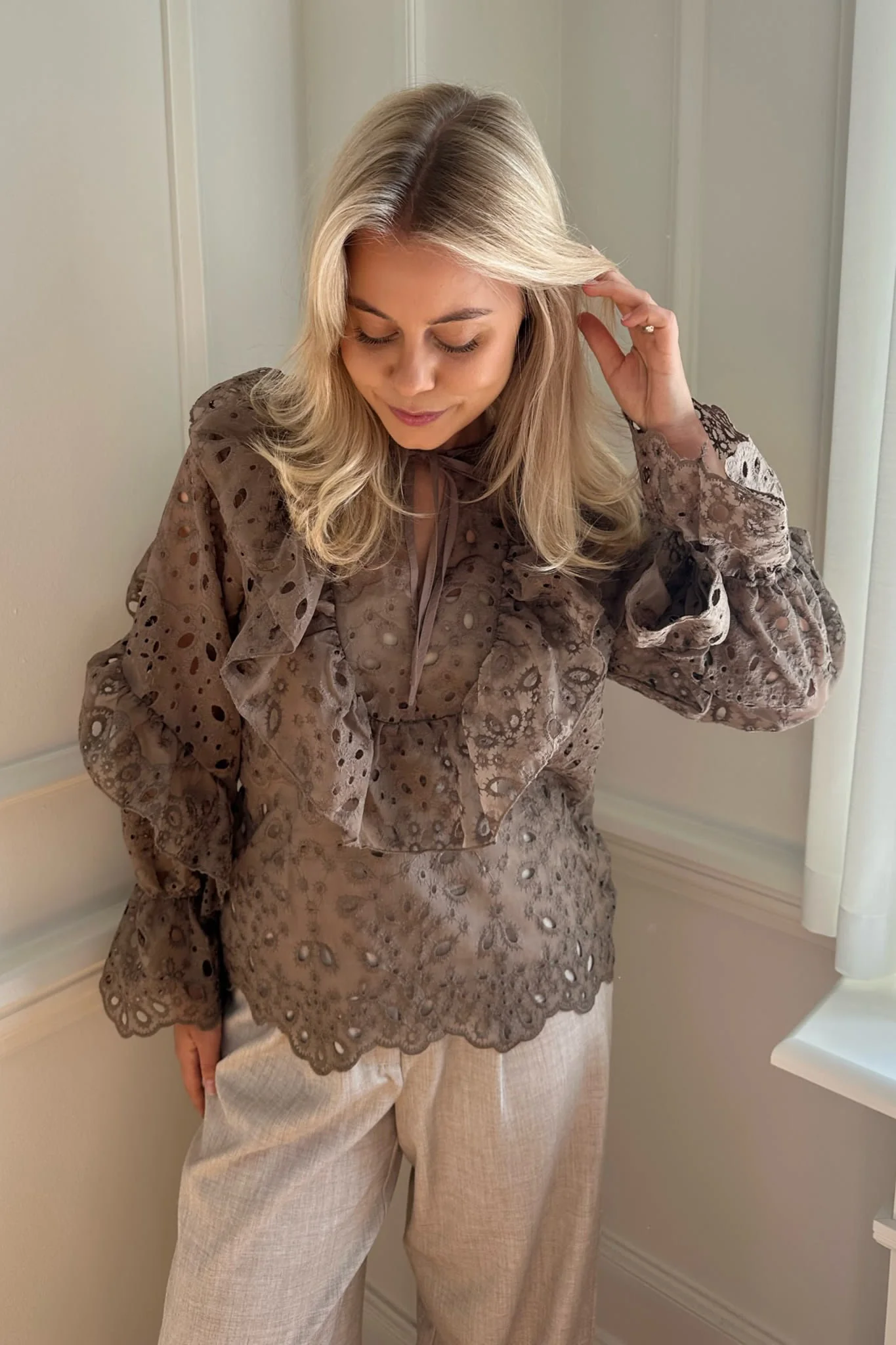 MalouIC Blouse - Mocca - Image 6