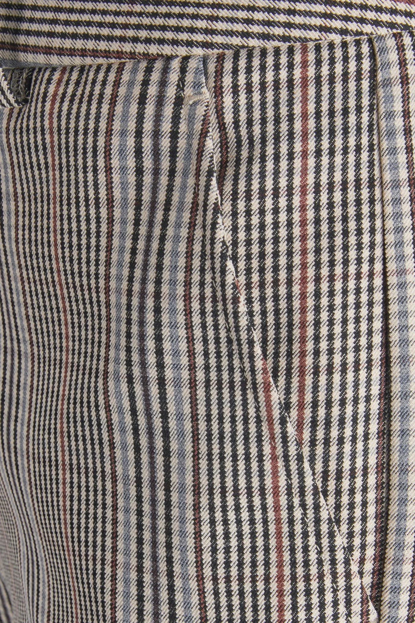 JXMary Regular HW Pant - Oatmeal Check - Image 10