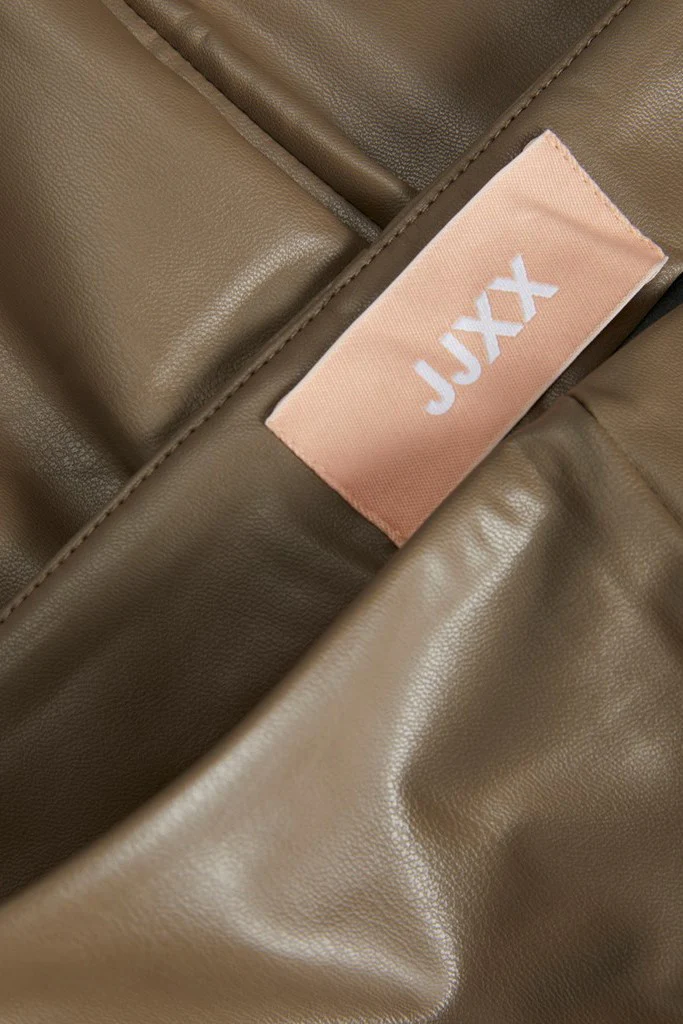 JXMegan Faux Leather Leggings - Morel - Image 7