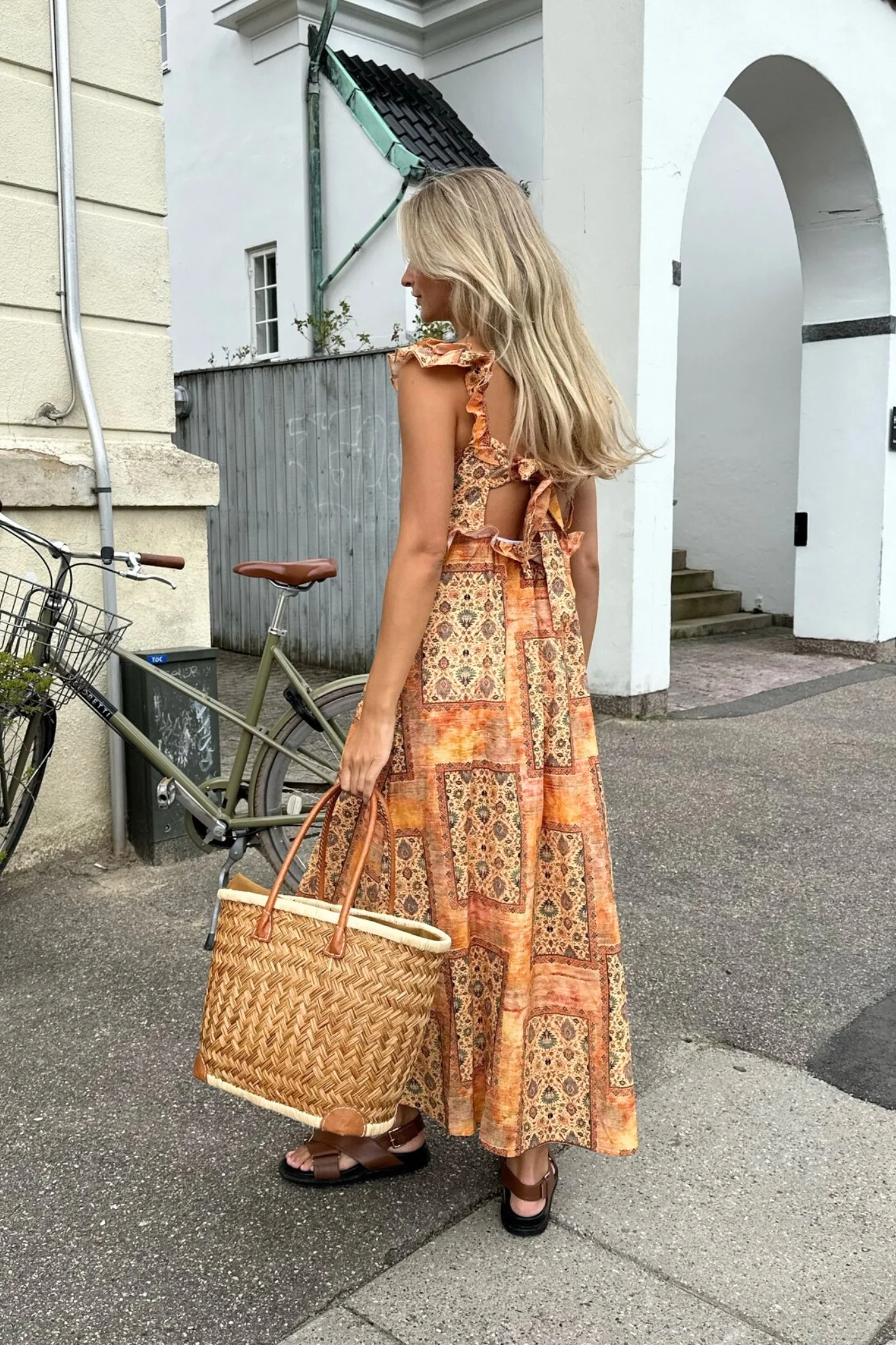 MelbaIC Dress - Morocco Sunset - Image 3