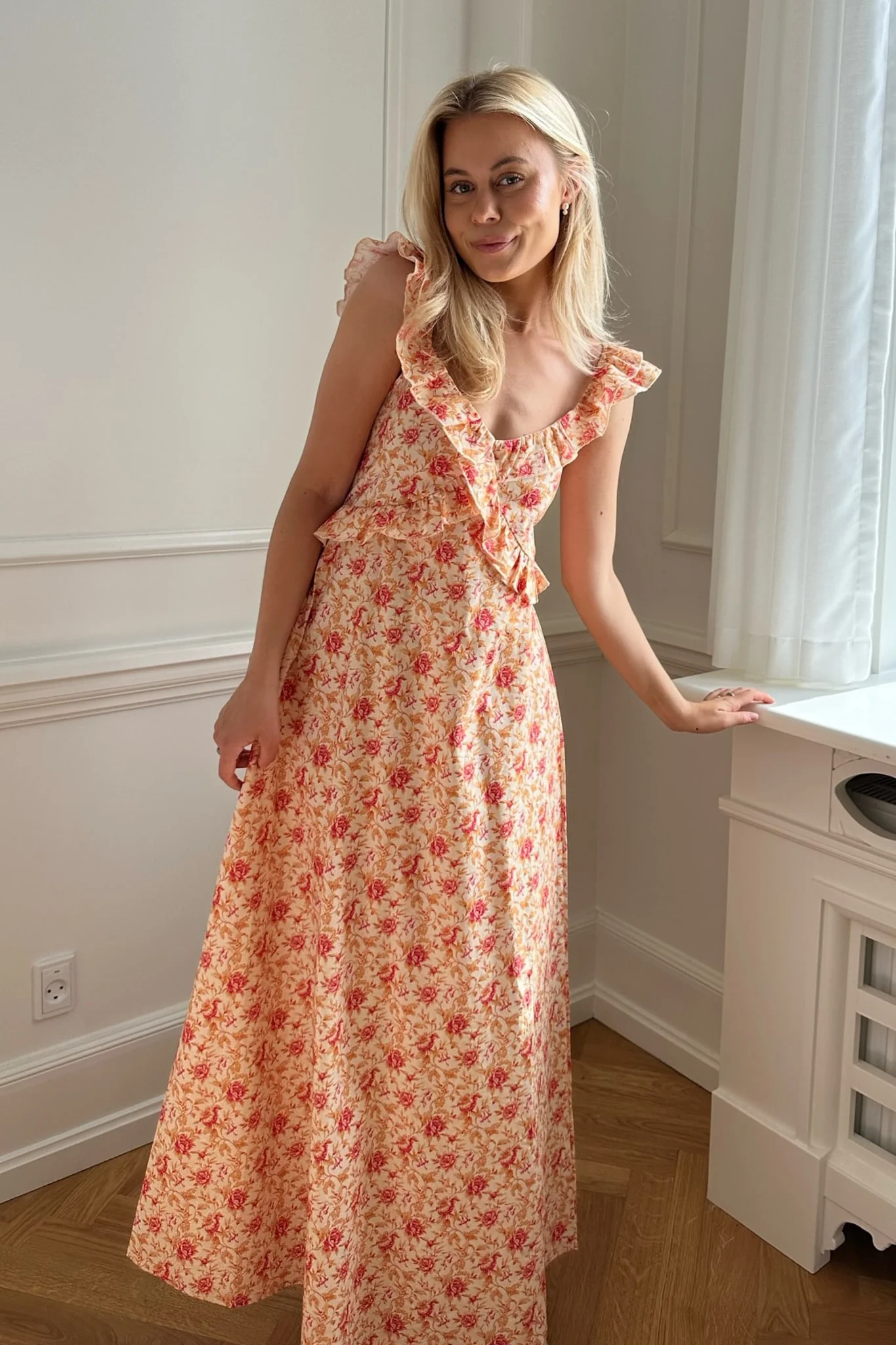 MelbaIC Dress - Wild Garden Rose - Image 4