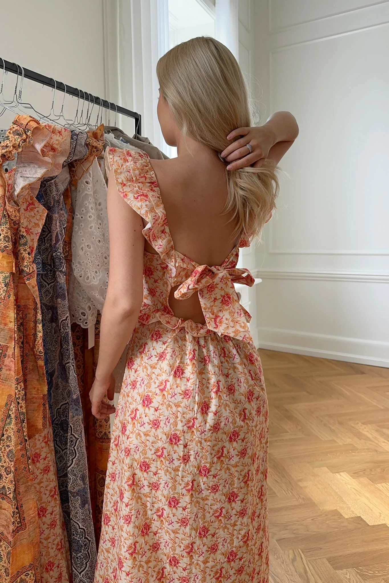 MelbaIC Dress - Wild Garden Rose - Image 6