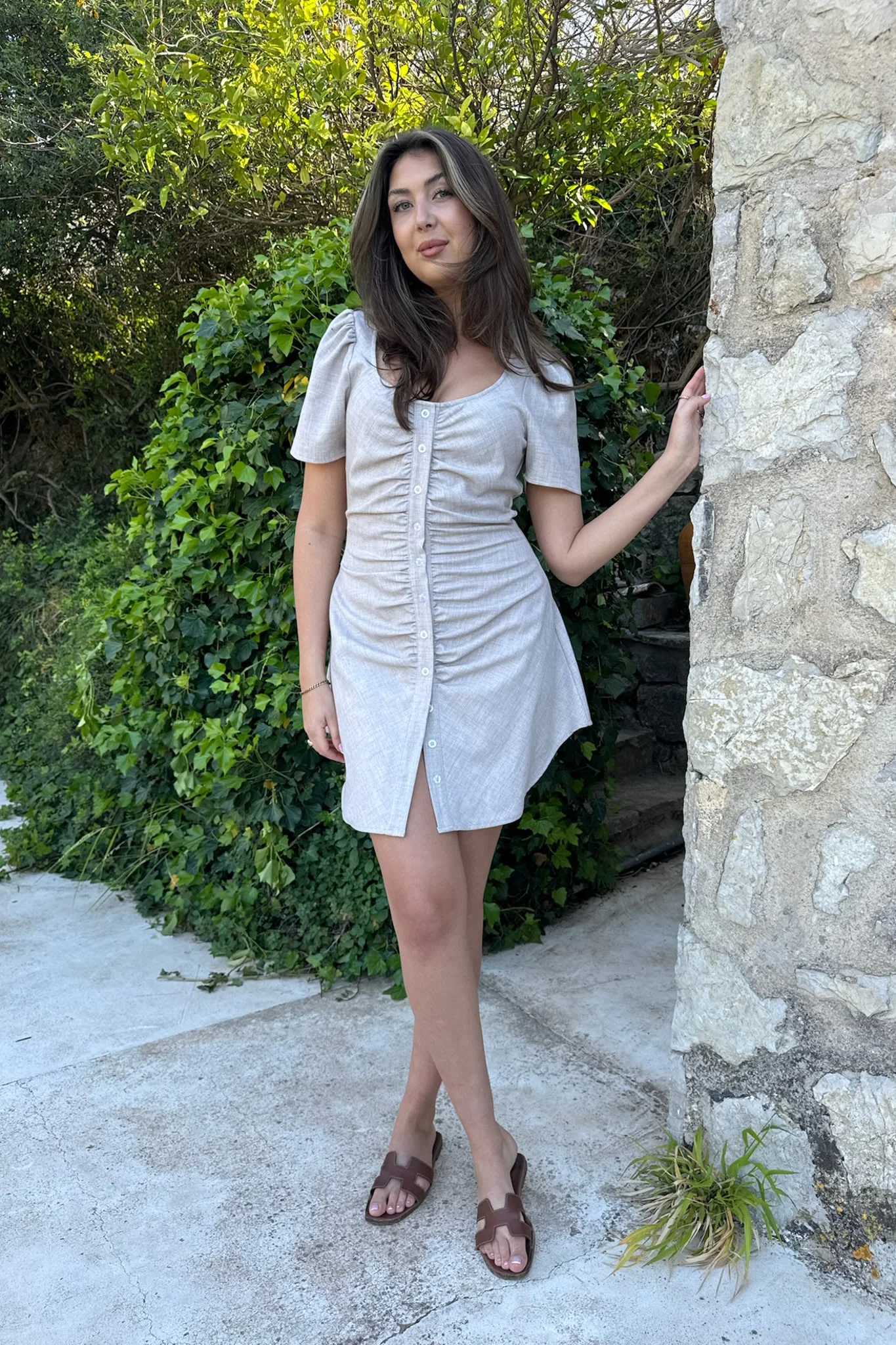 MerleIC Dress - Beige - Image 4