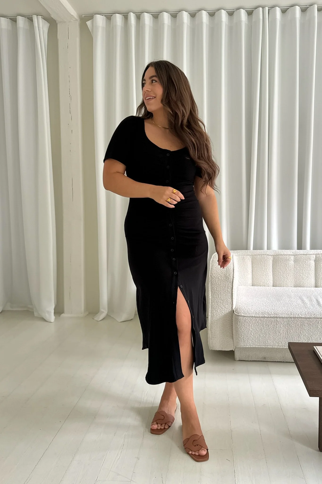 MerleIC Long Dress - Black - Image 7