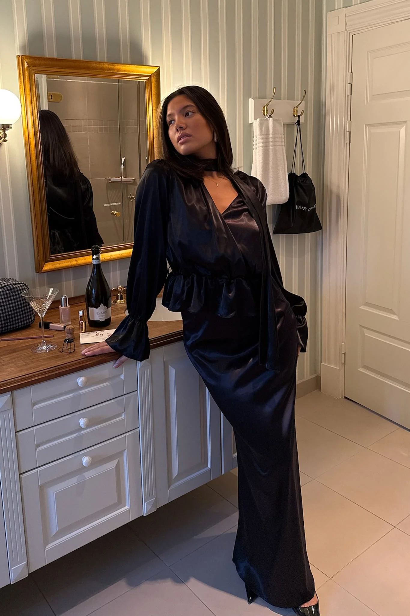 MerleIC Maxi Skirt - Black - Image 8