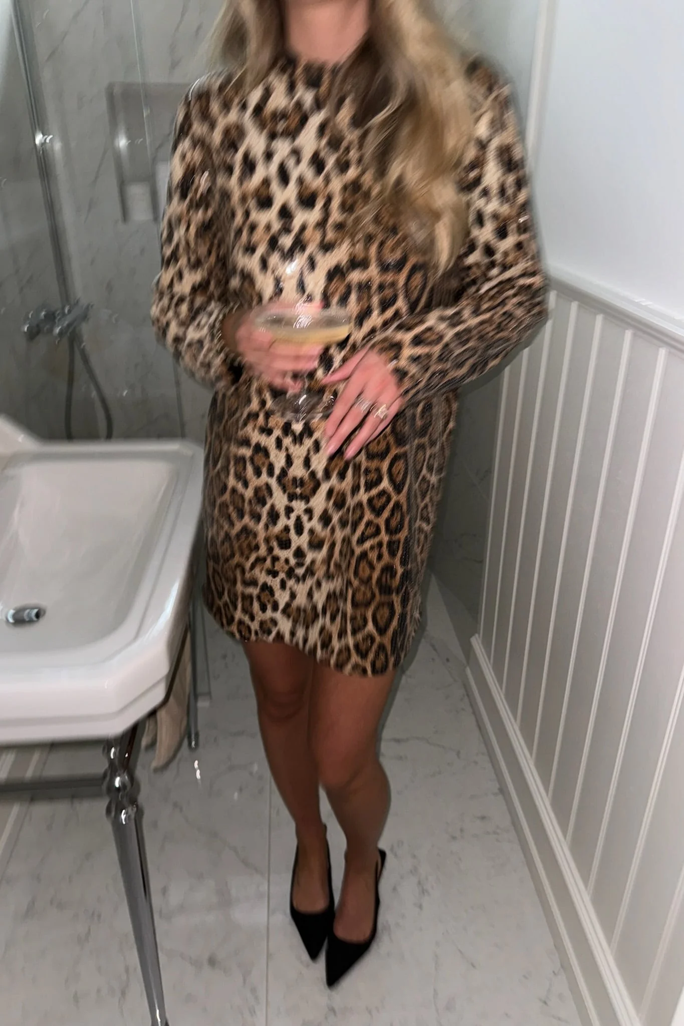MiaIC Sequin Dress - Leo Print - Image 8