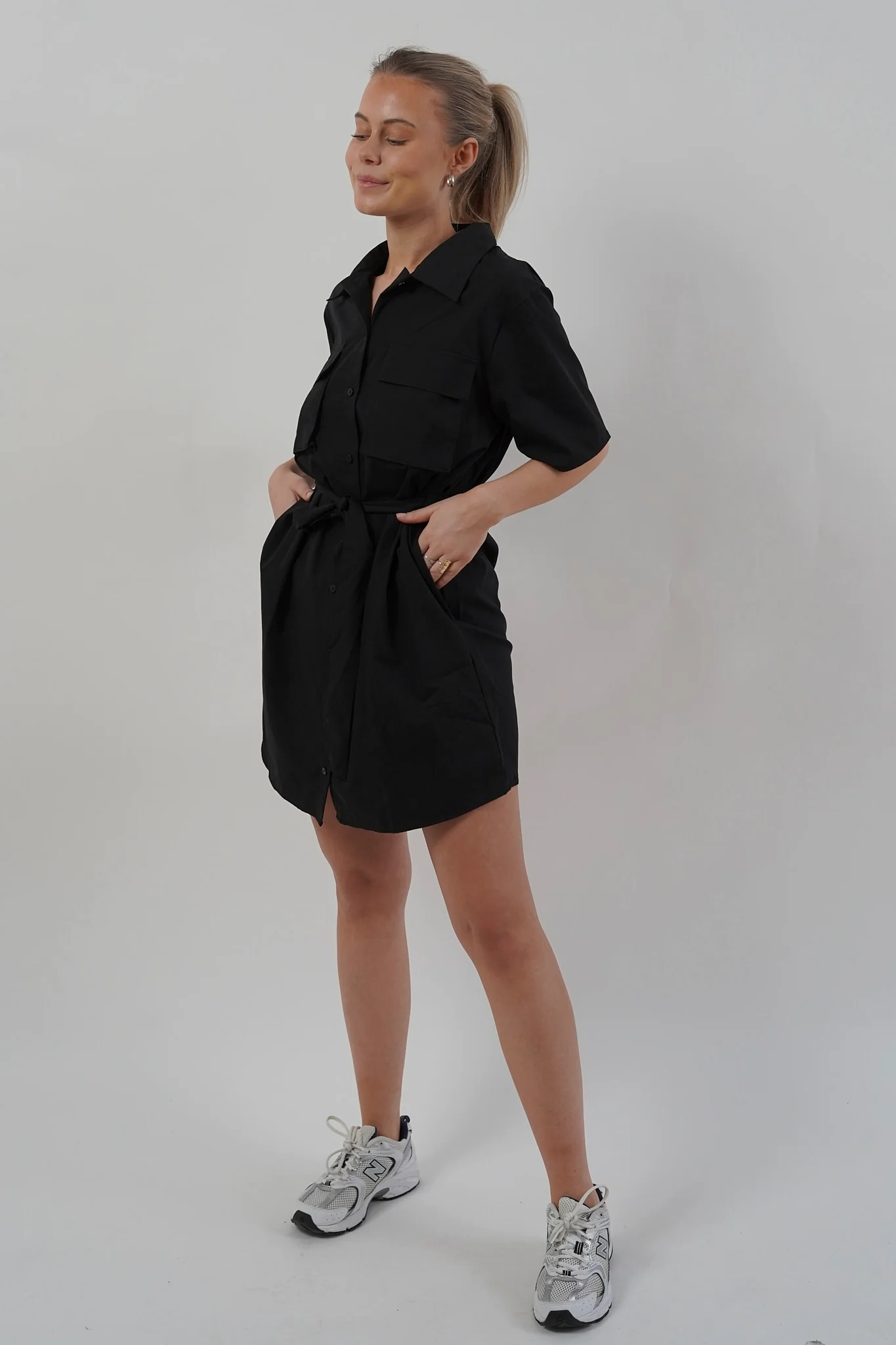 JXMission Comfort LS Utility Dress - Black - Image 2