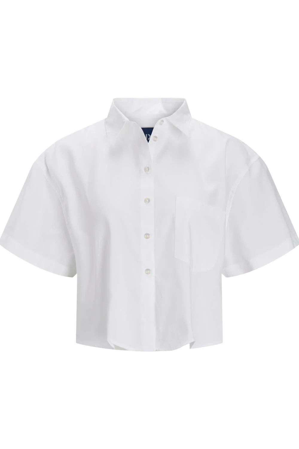 JXMolly SS Relaxed Oxford Shirt - White - Image 3