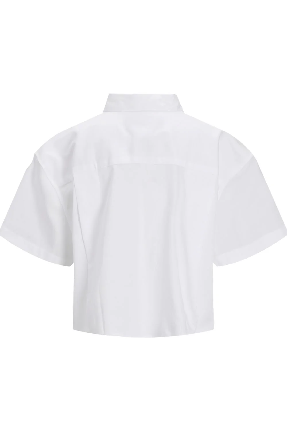 JXMolly SS Relaxed Oxford Shirt - White - Image 4