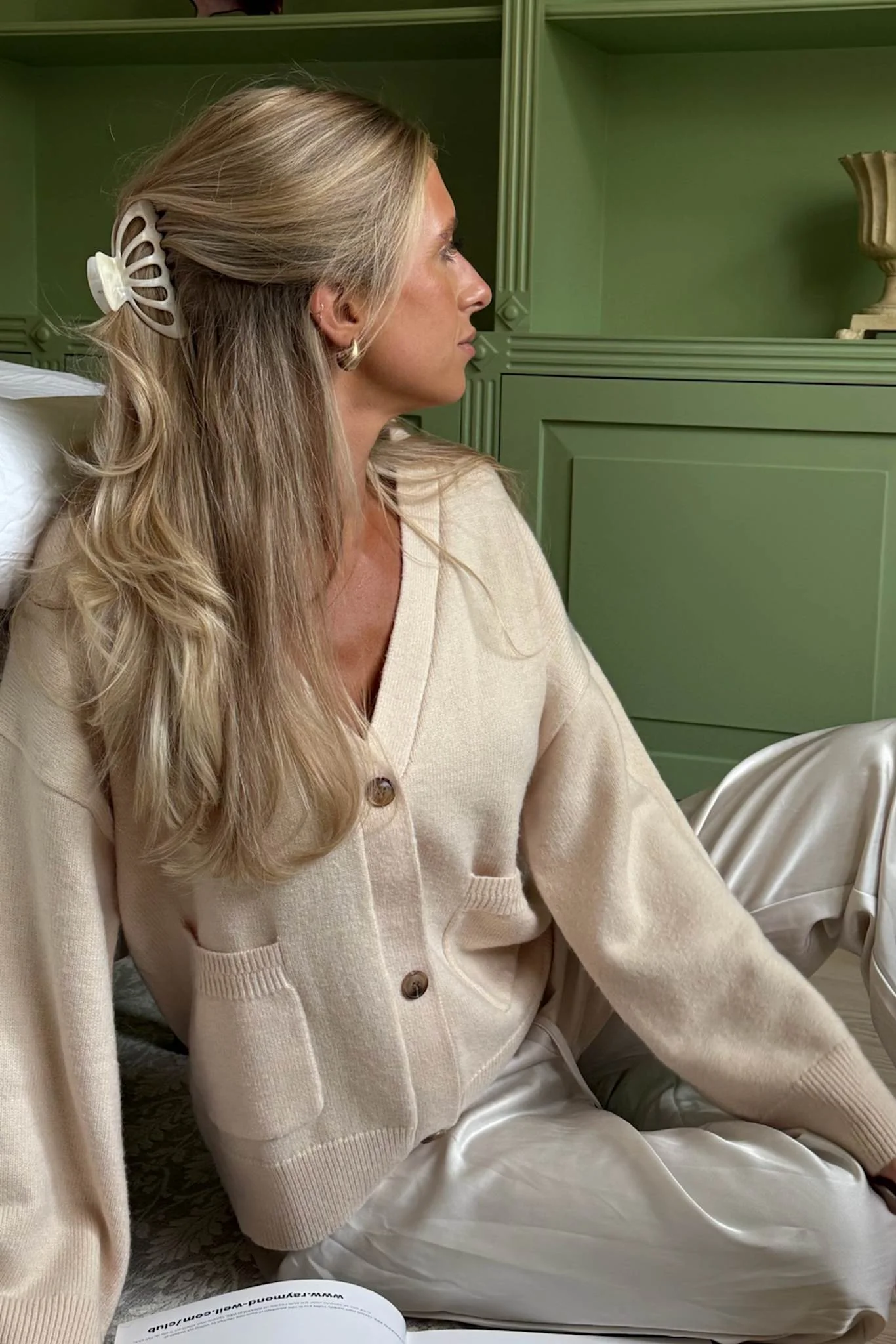MollyIC Cardigan - Off White - Image 6